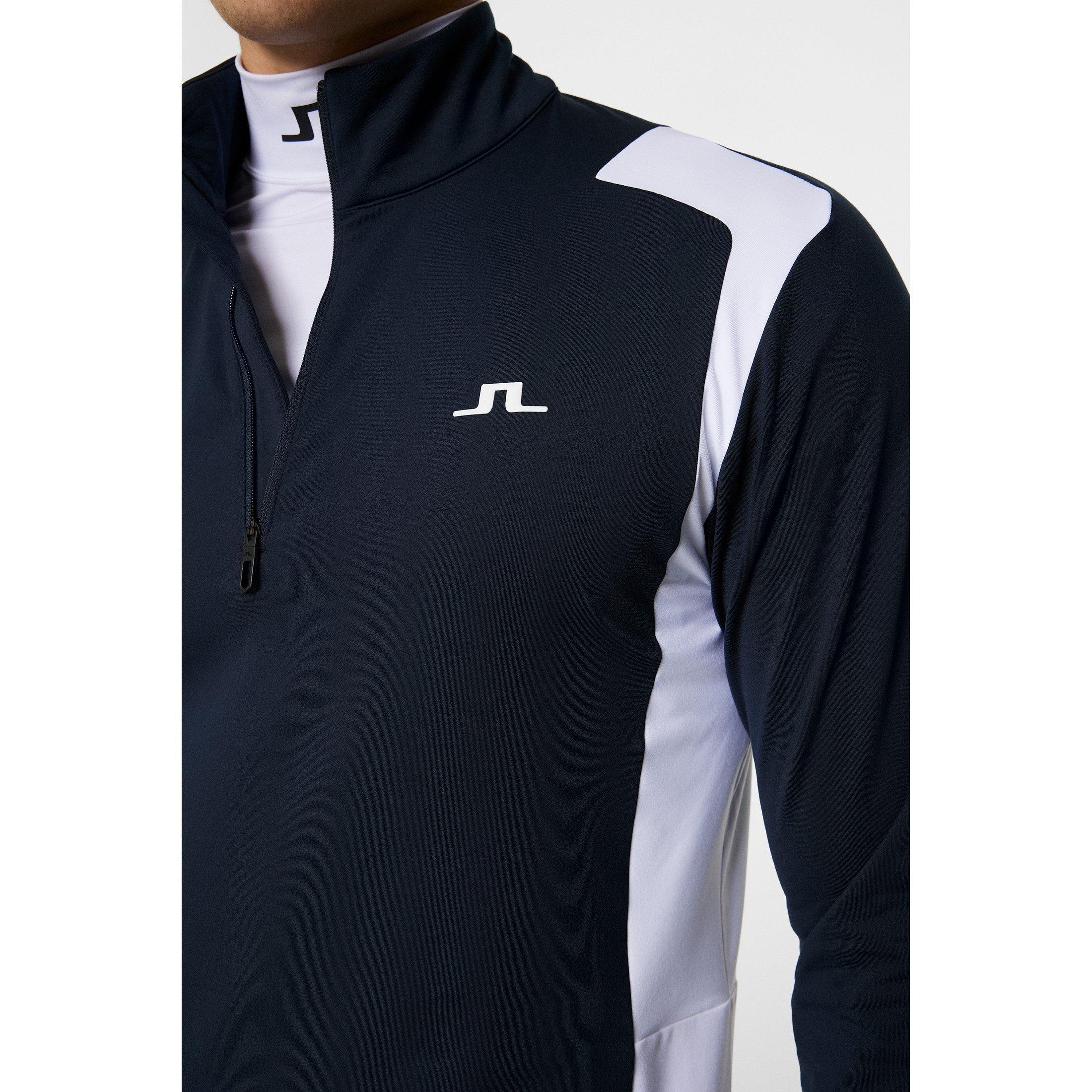 Marinha JL - J Lindeberg Golf - Lukas Quarter-Zip Pullover Jumper - 5