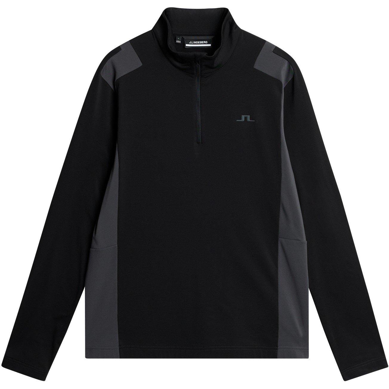 J Lindeberg Golf Men's Lukas Quarter-Zip Mid-Layer Jumper