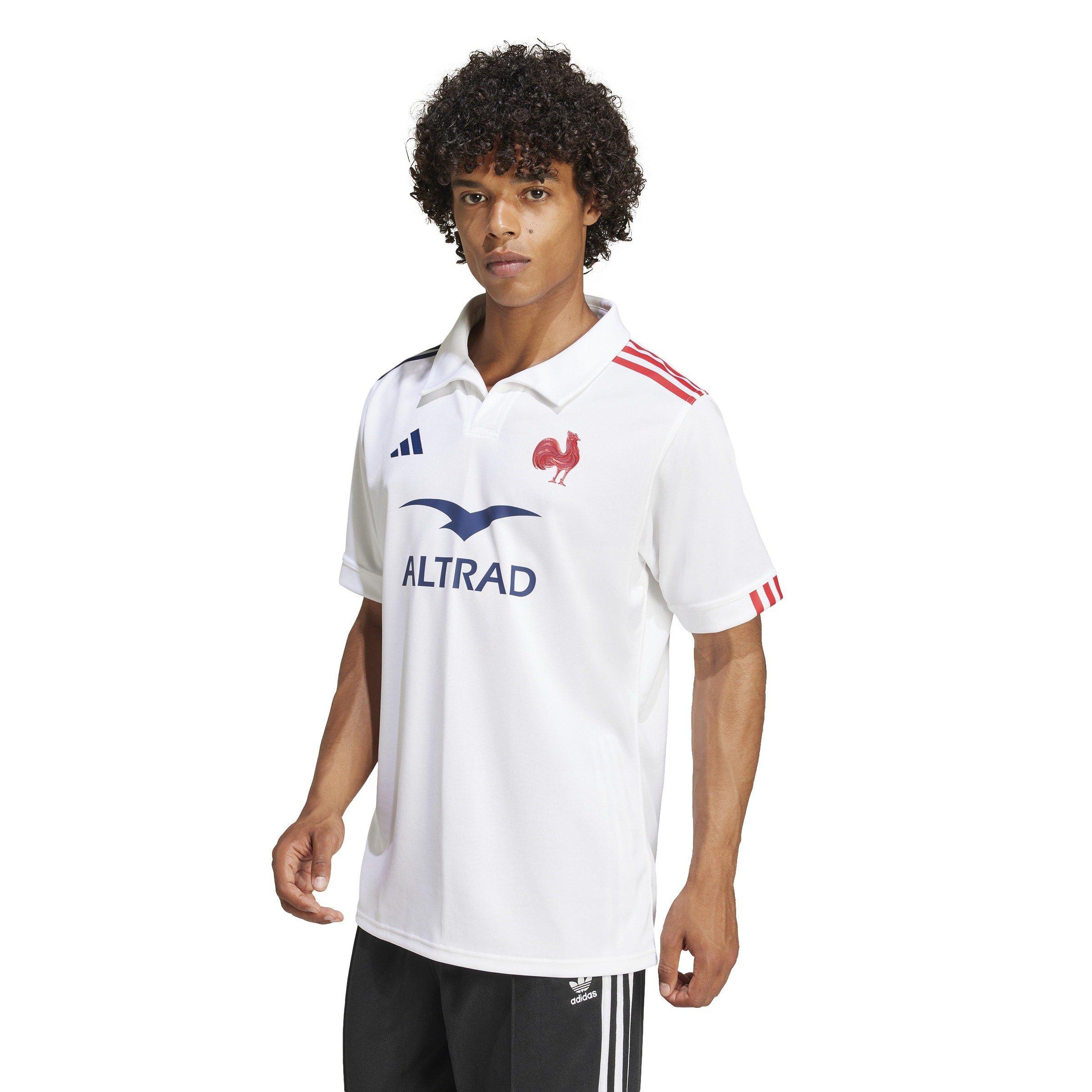 White - adidas - France Rugby Away Shirt 2024 Adults - 3