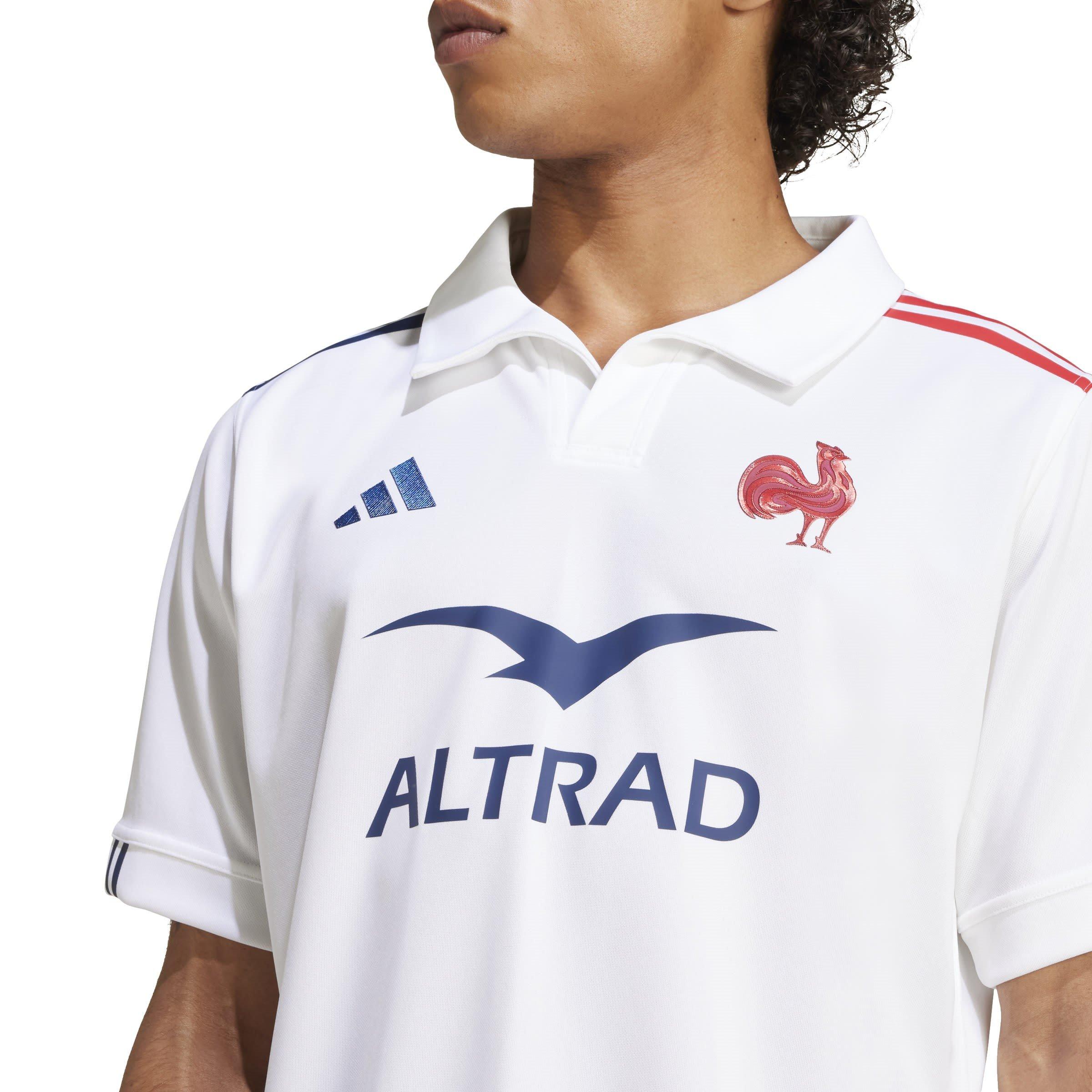 White - adidas - France Rugby Away Shirt 2024 Adults - 5