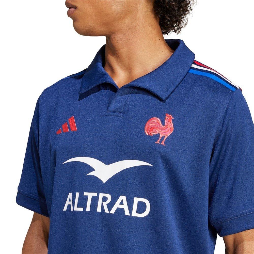 Tamno plava - adidas - France Rugby Sevens Shirt 2024 Adults - 5