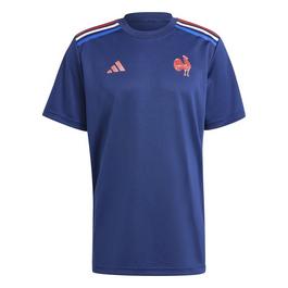 adidas France Rugby Home T shirt Adults