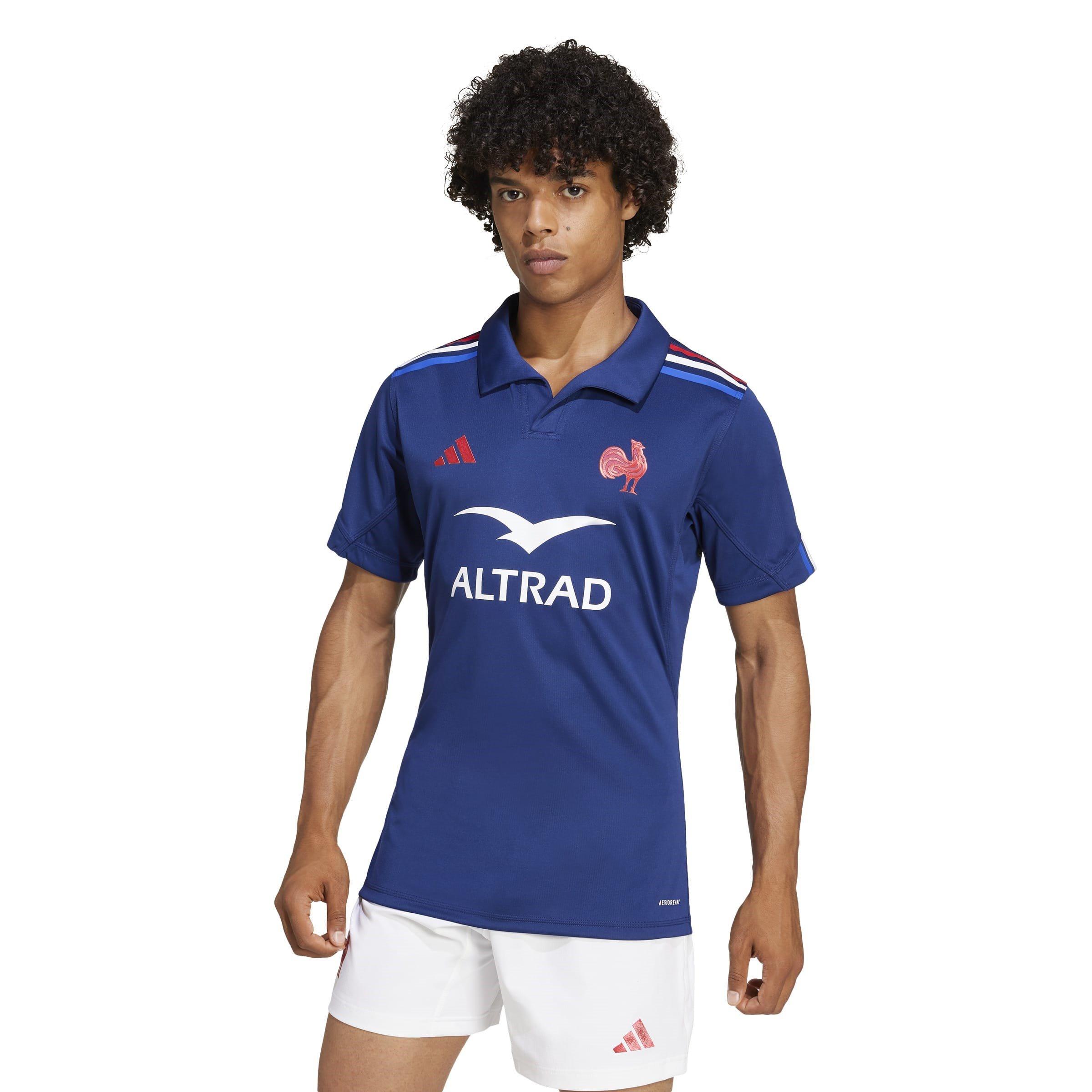 Dunkelblau - adidas - France Rugby Home Performance Shirt 2024 Adults - 3