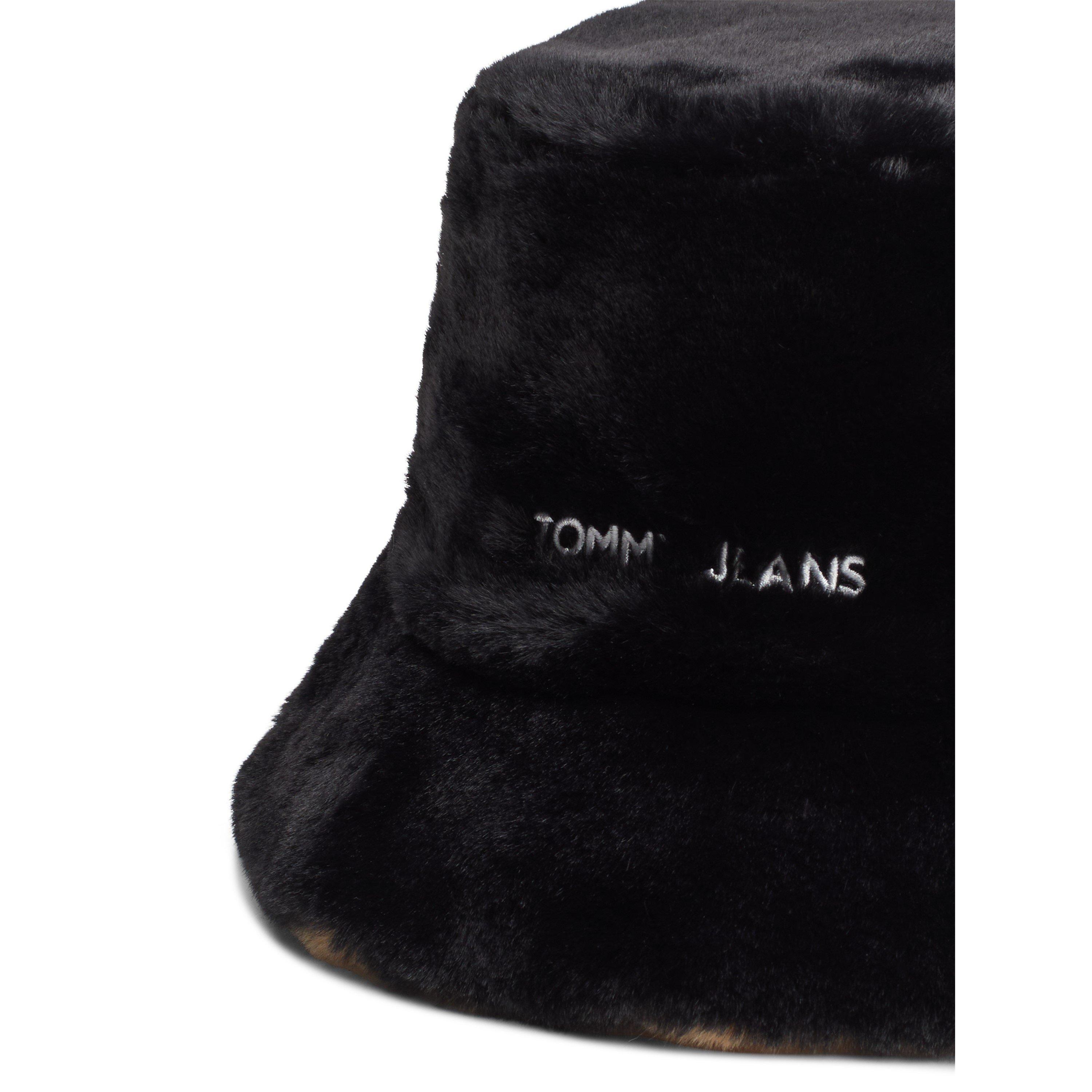 Noir/Marron - Tommy Jeans - Fur Bucket hat - 3
