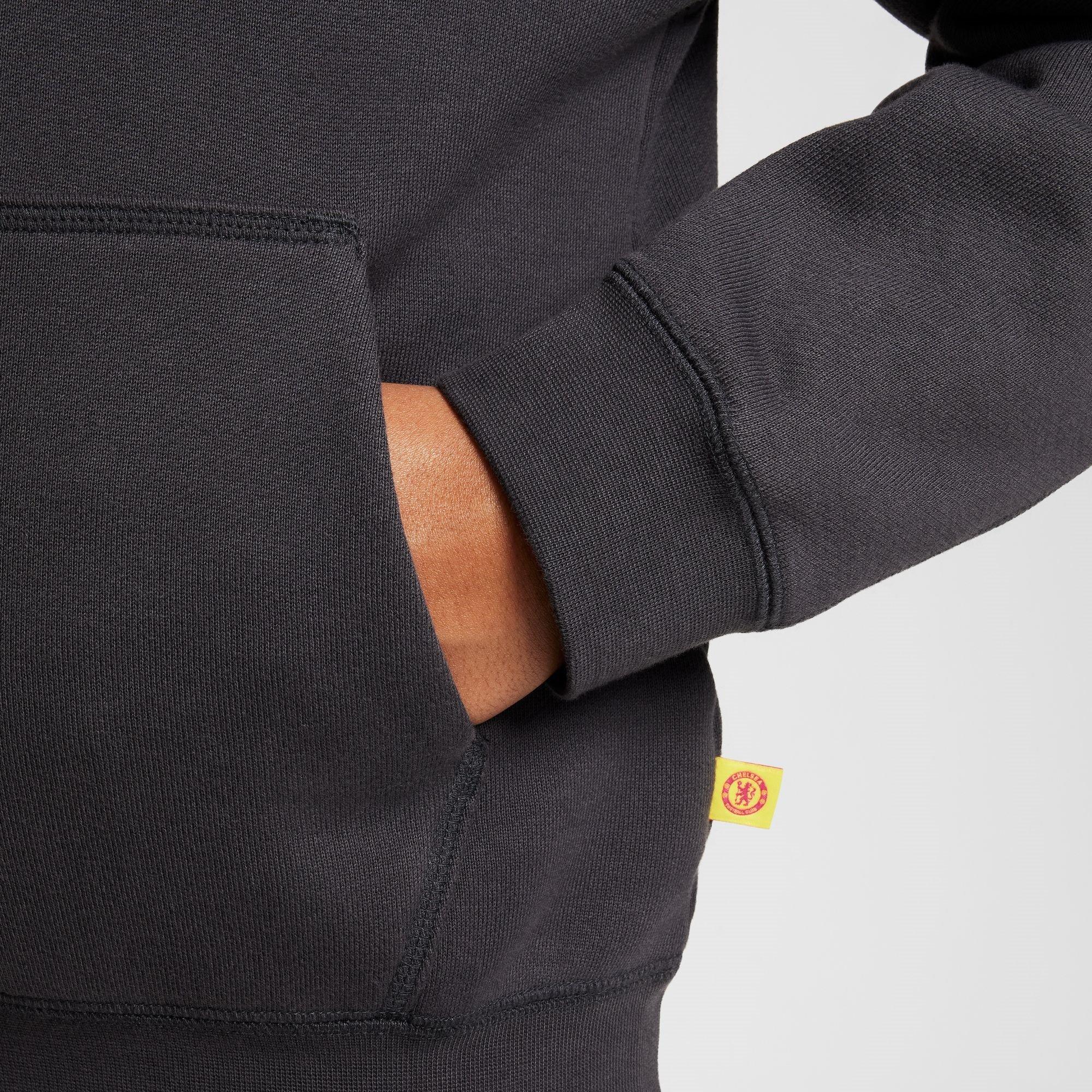 Anthracite/Pink - Nike - Chelsea Third Pullover Hoodie Juniors - 5