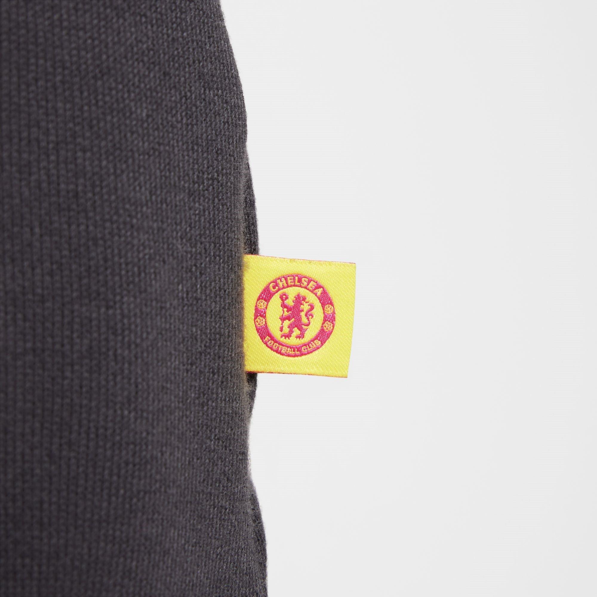 Anthracite/Pink - Nike - Chelsea Third Pullover Hoodie Juniors - 6