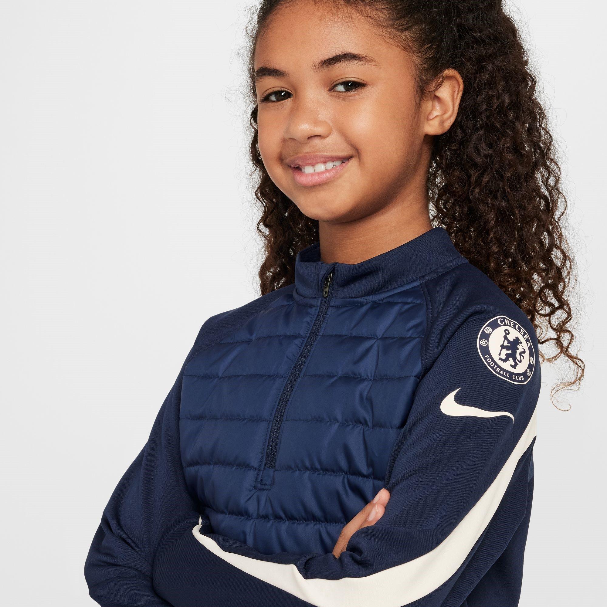 Obsidian/Guave - Nike - Chelsea Academy Winter Warmer Top Juniors - 3