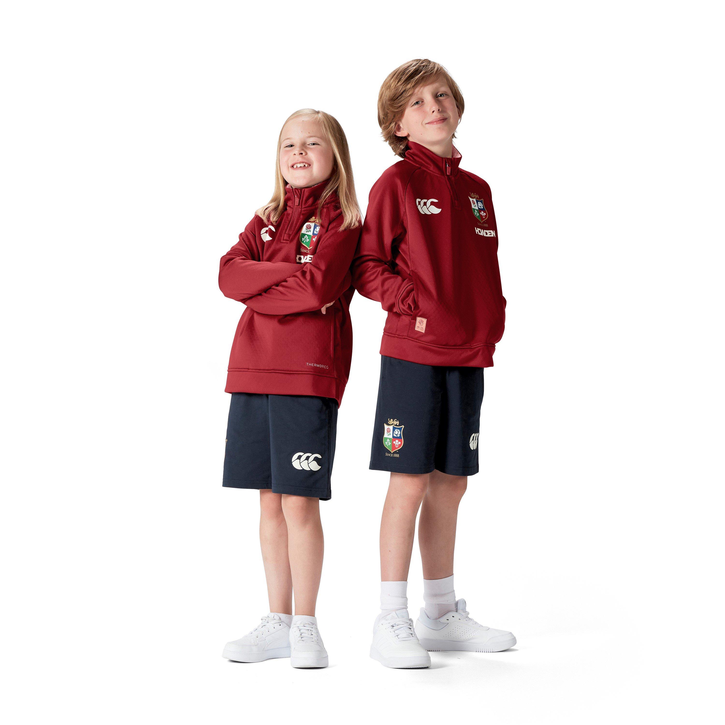 Red Dahlia - Canterbury - British and Irish Lions 2024 Quarter Zip Fleece Juniors - 2