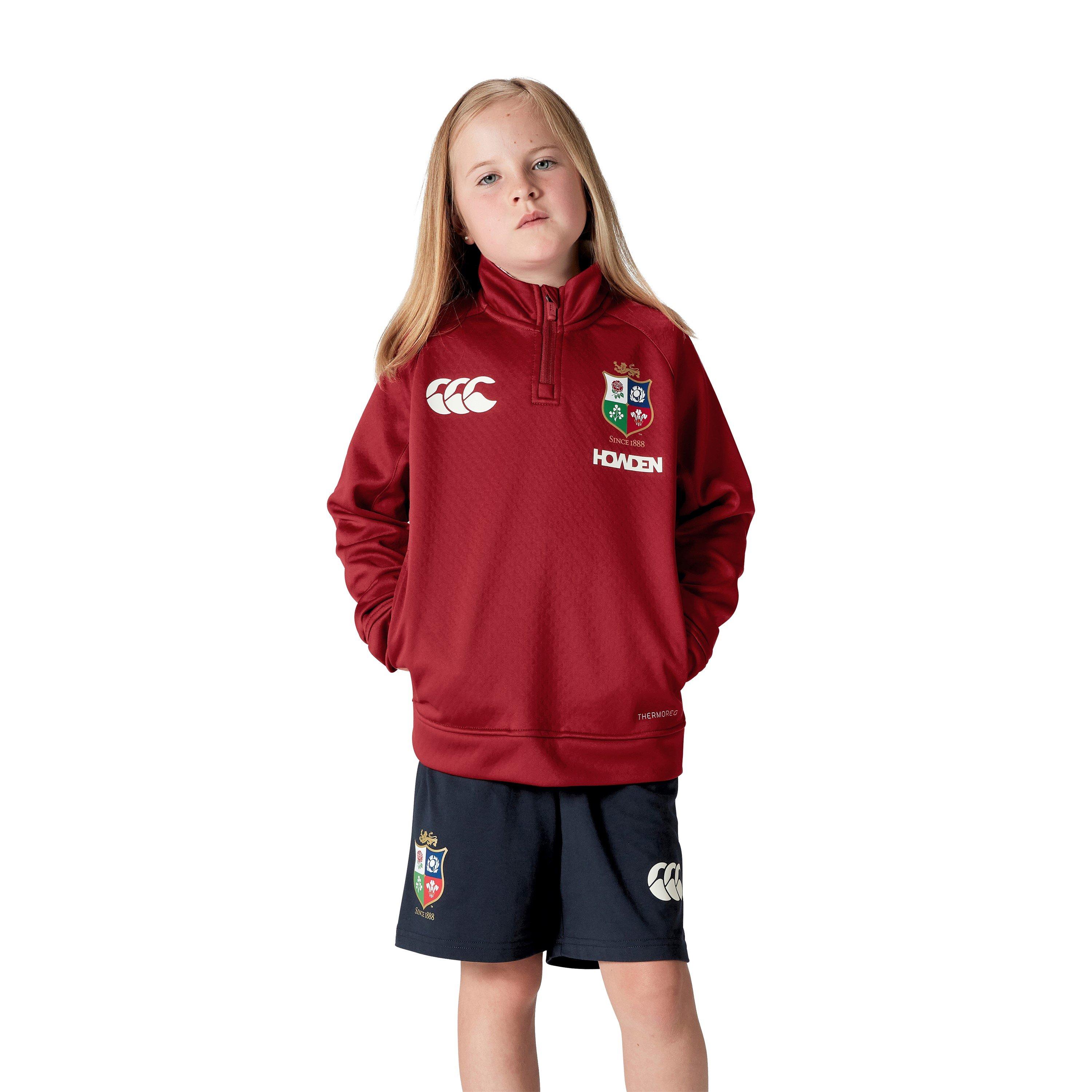 Red Dahlia - Canterbury - British and Irish Lions 2024 Quarter Zip Fleece Juniors - 3