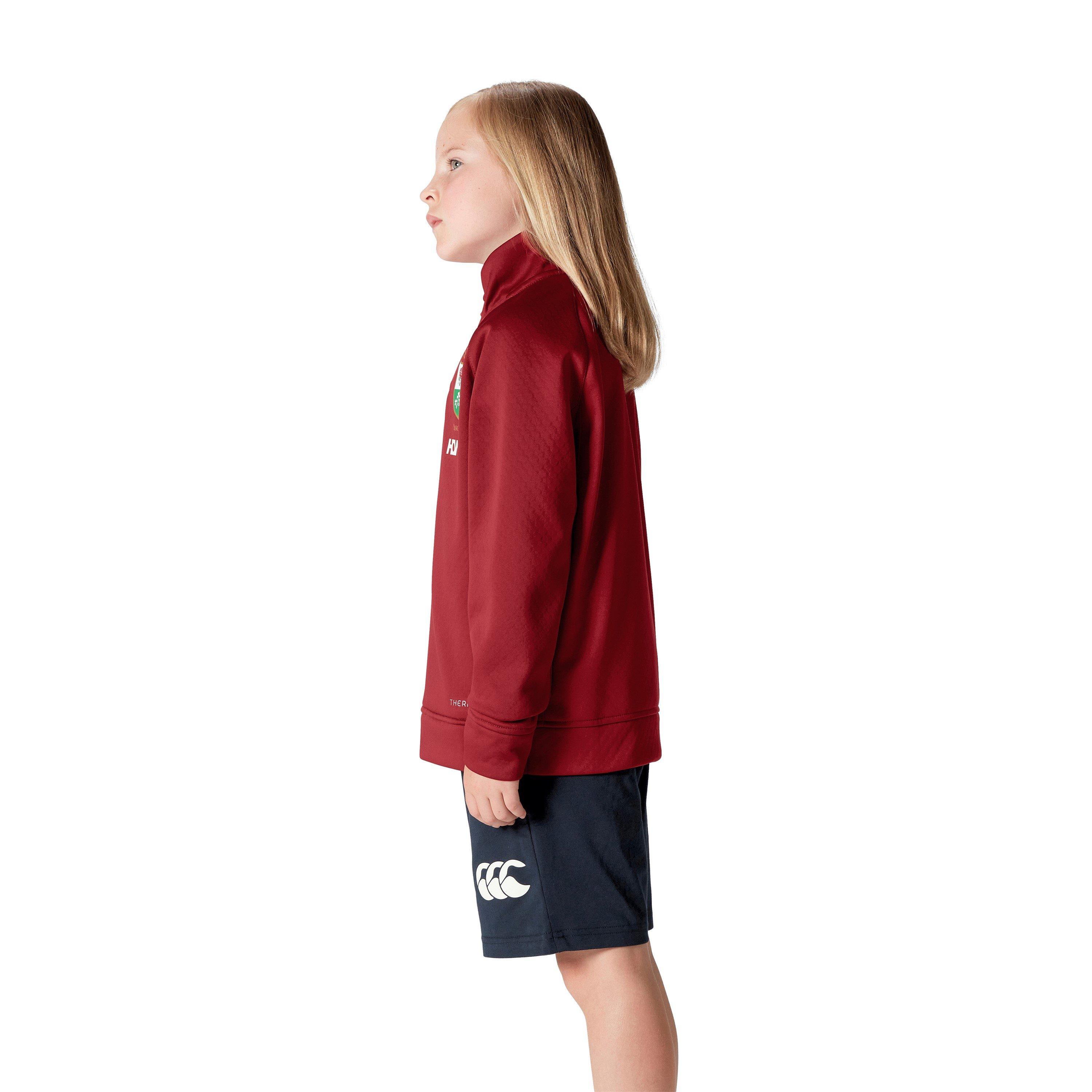 Red Dahlia - Canterbury - British and Irish Lions 2024 Quarter Zip Fleece Juniors - 4