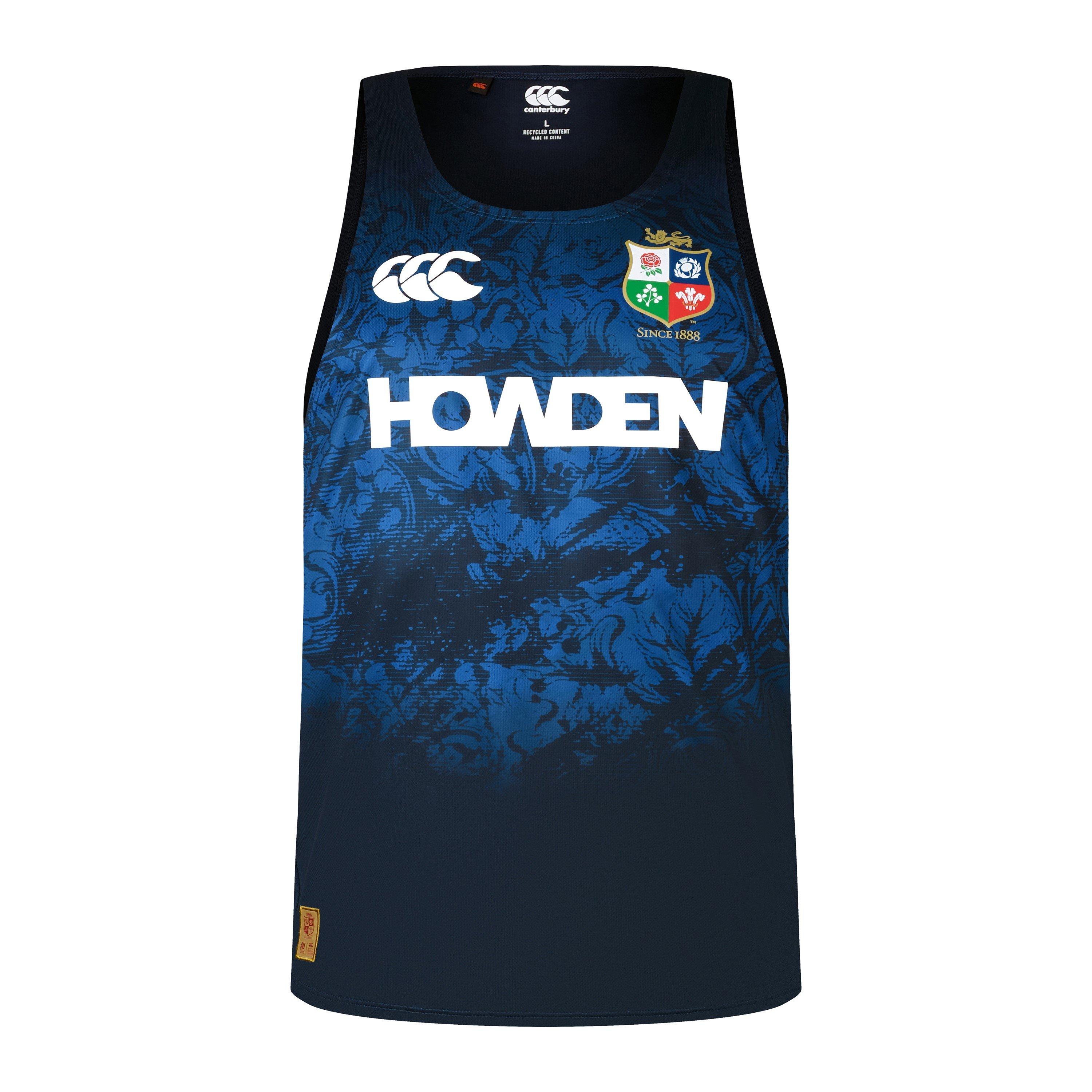 Donker saffier - Canterbury - British and Irish Lions 2024 Training Singlet Adults - 1