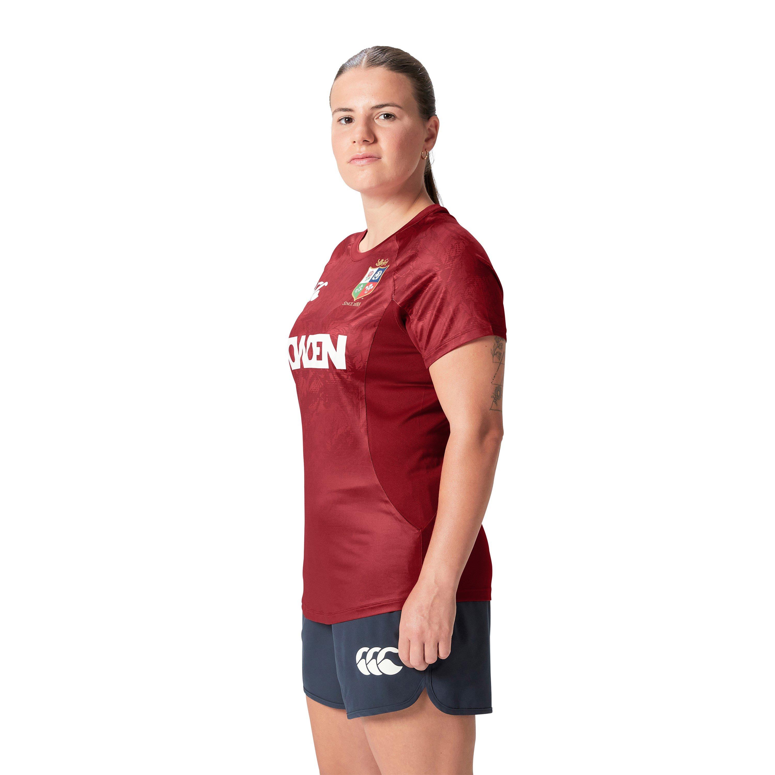 Red Dahlia - Canterbury - British and Irish Lions 2024 Superlight Training T-Shirt Womens - 3