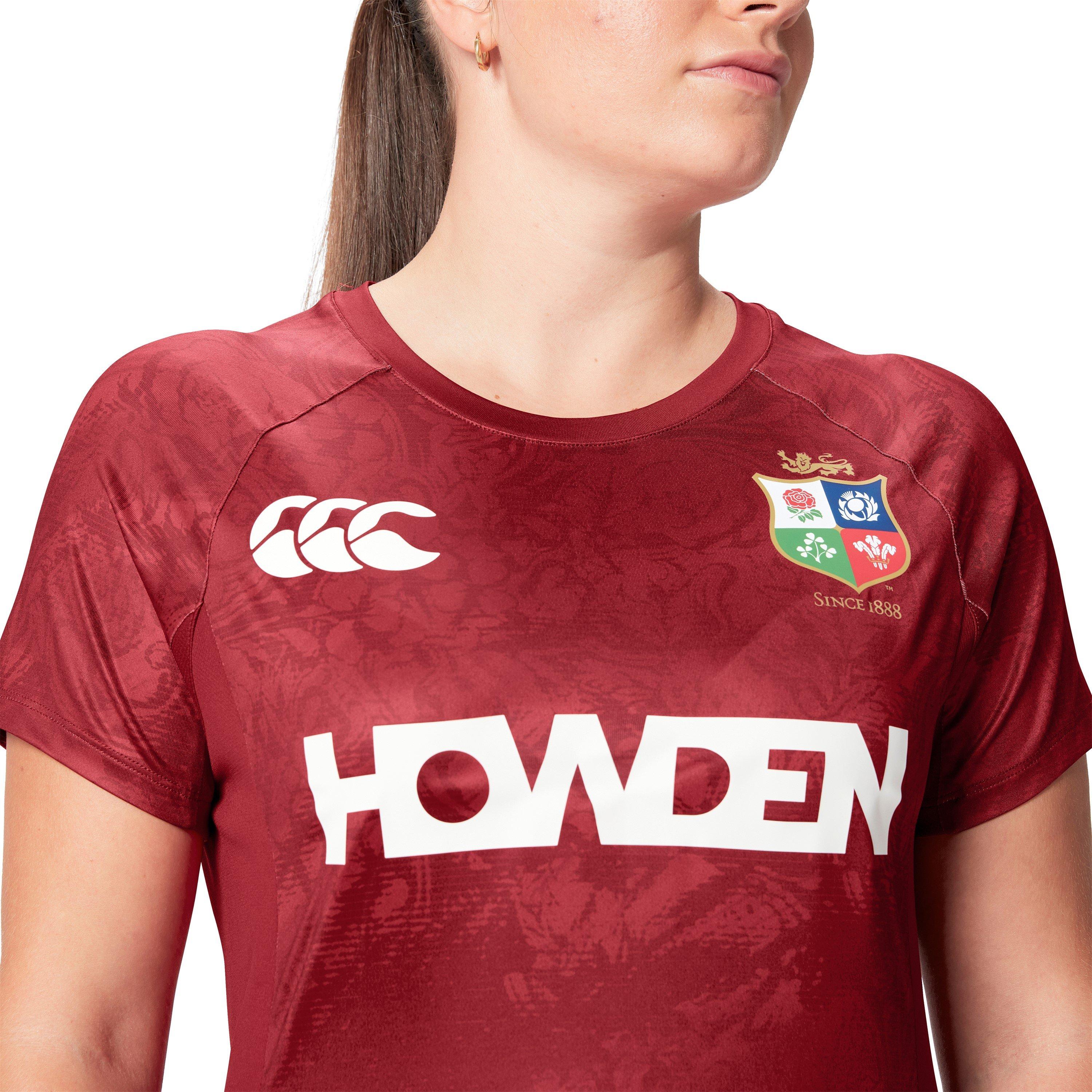 Red Dahlia - Canterbury - British and Irish Lions 2024 Superlight Training T-Shirt Womens - 5