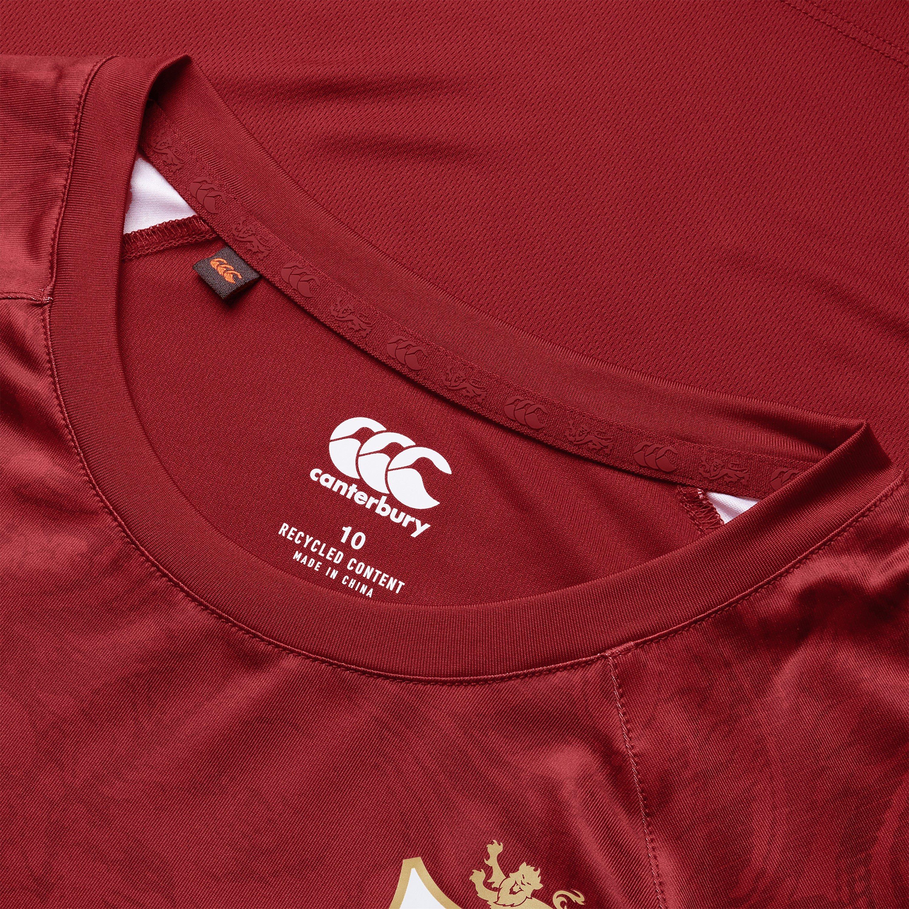 Red Dahlia - Canterbury - British and Irish Lions 2024 Superlight Training T-Shirt Womens - 8
