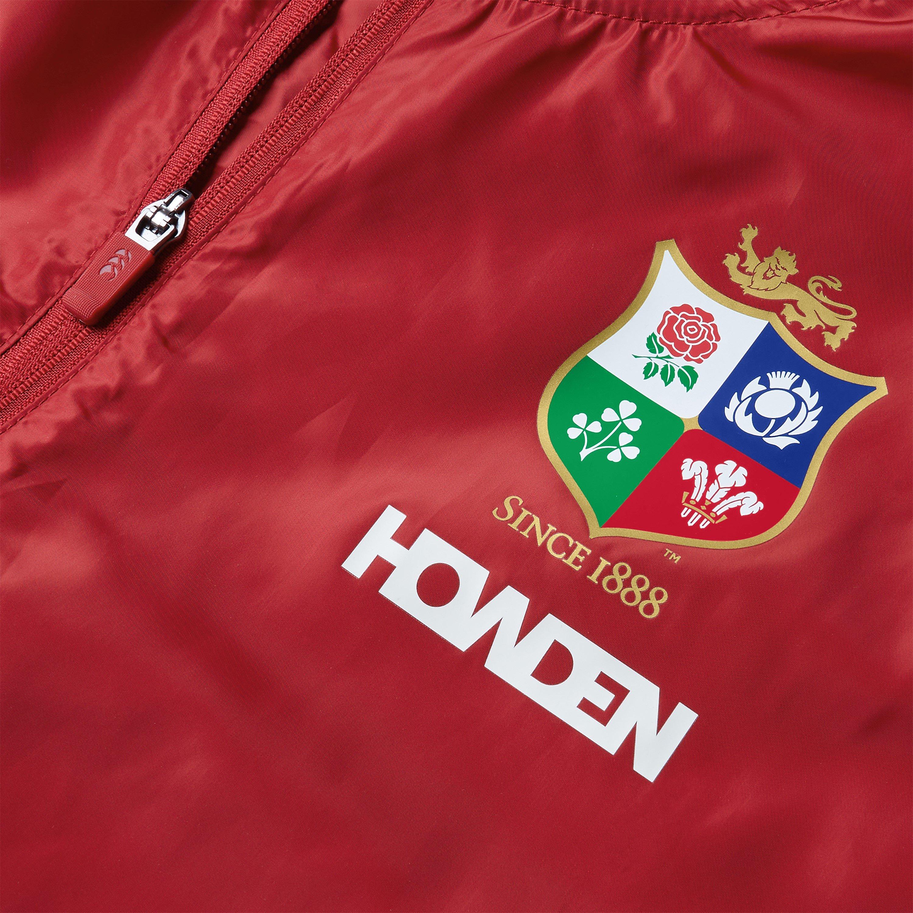 Red Dahlia - Canterbury - British and Irish Lions 2024 Lightweight Rain Jacket Adults - 8
