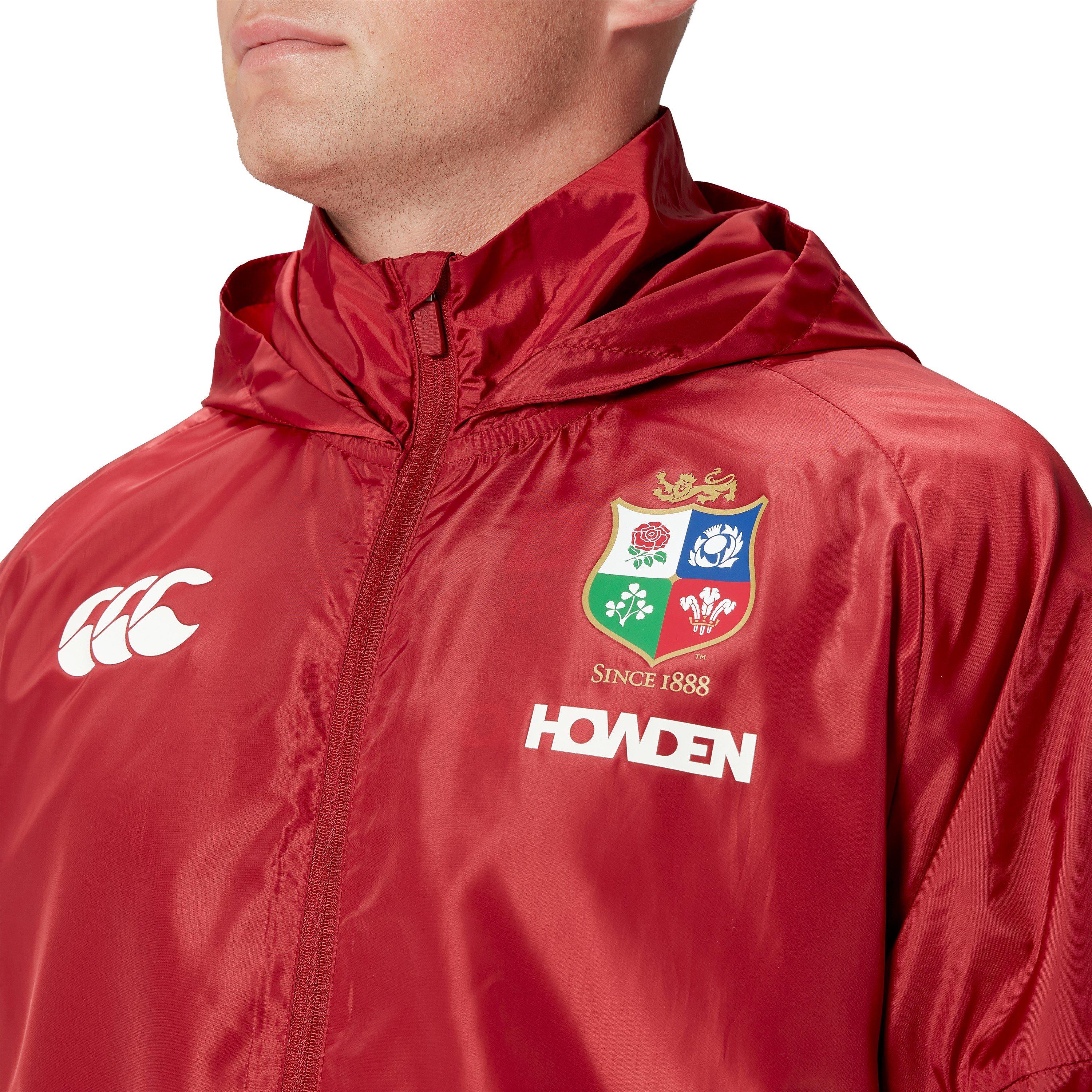 Red Dahlia - Canterbury - British and Irish Lions 2024 Lightweight Rain Jacket Adults - 10