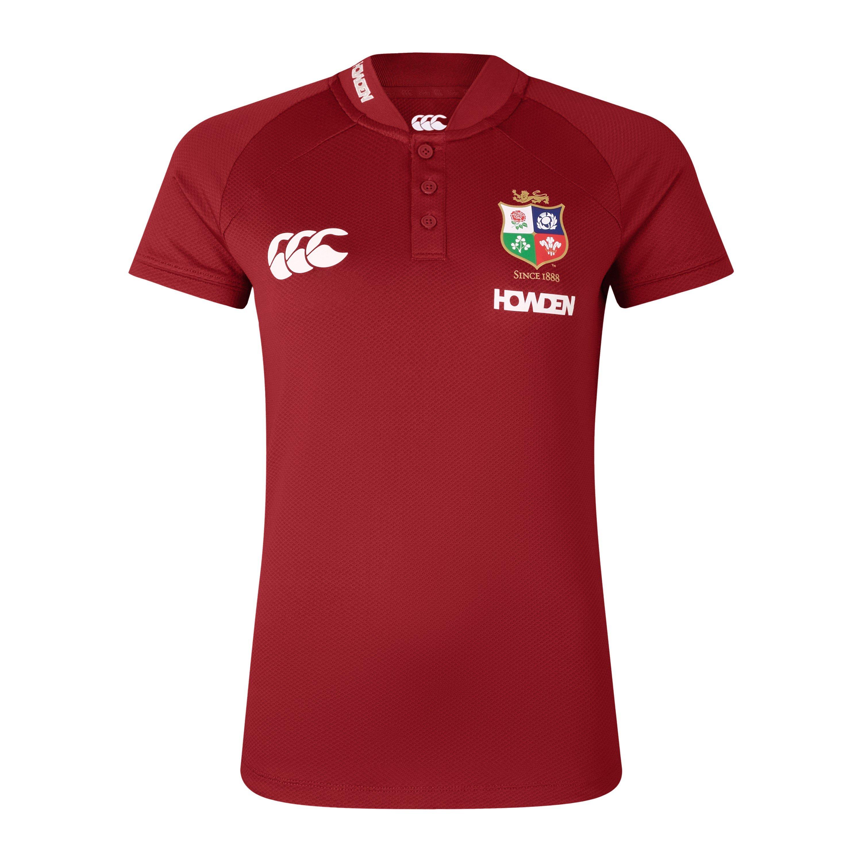 Canterbury Women's British & Irish Lions Polo Shirt 2025 - Red Dahlia - 12 (M)