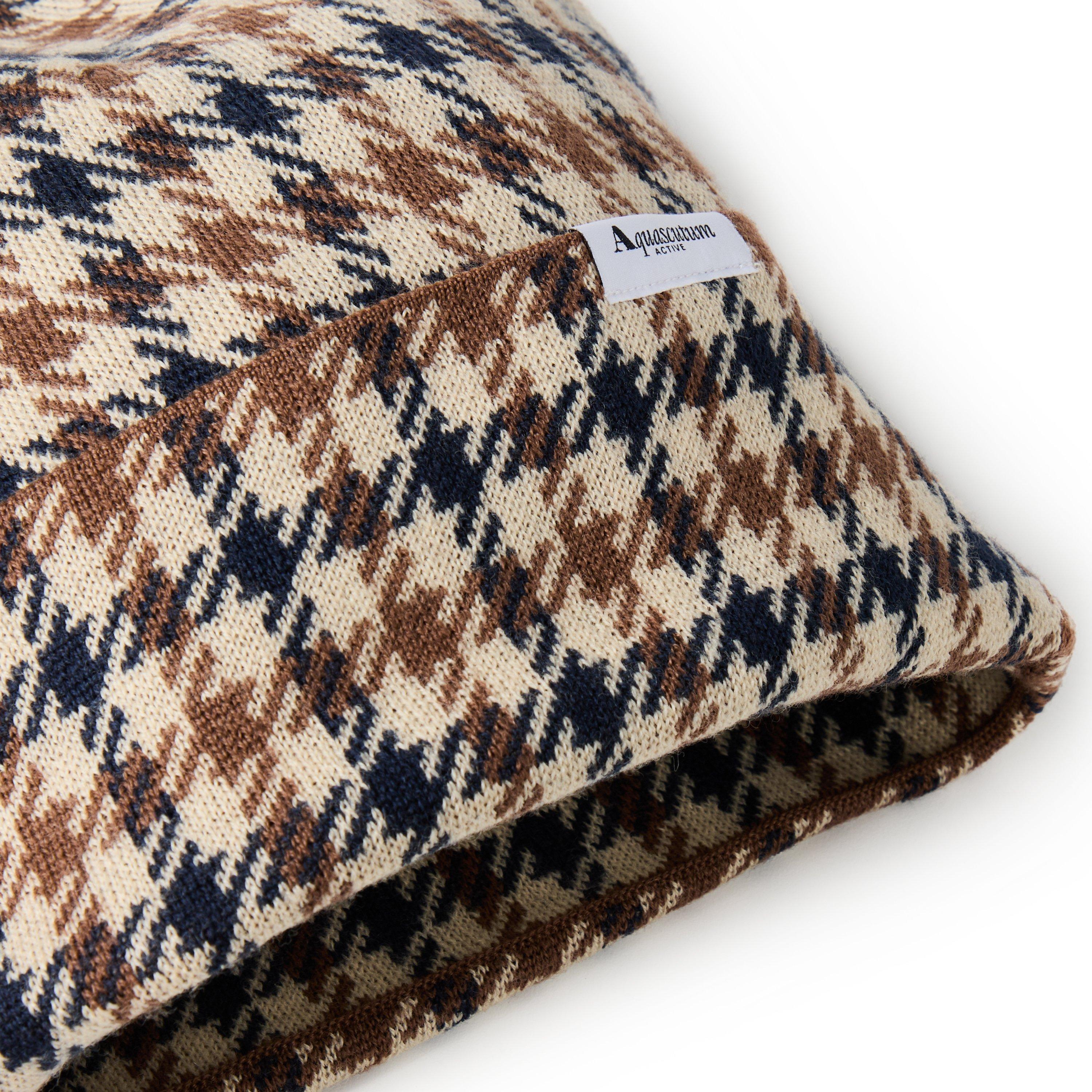 Check - Aquascutum - Aquascutum Active Check Beanie - 3