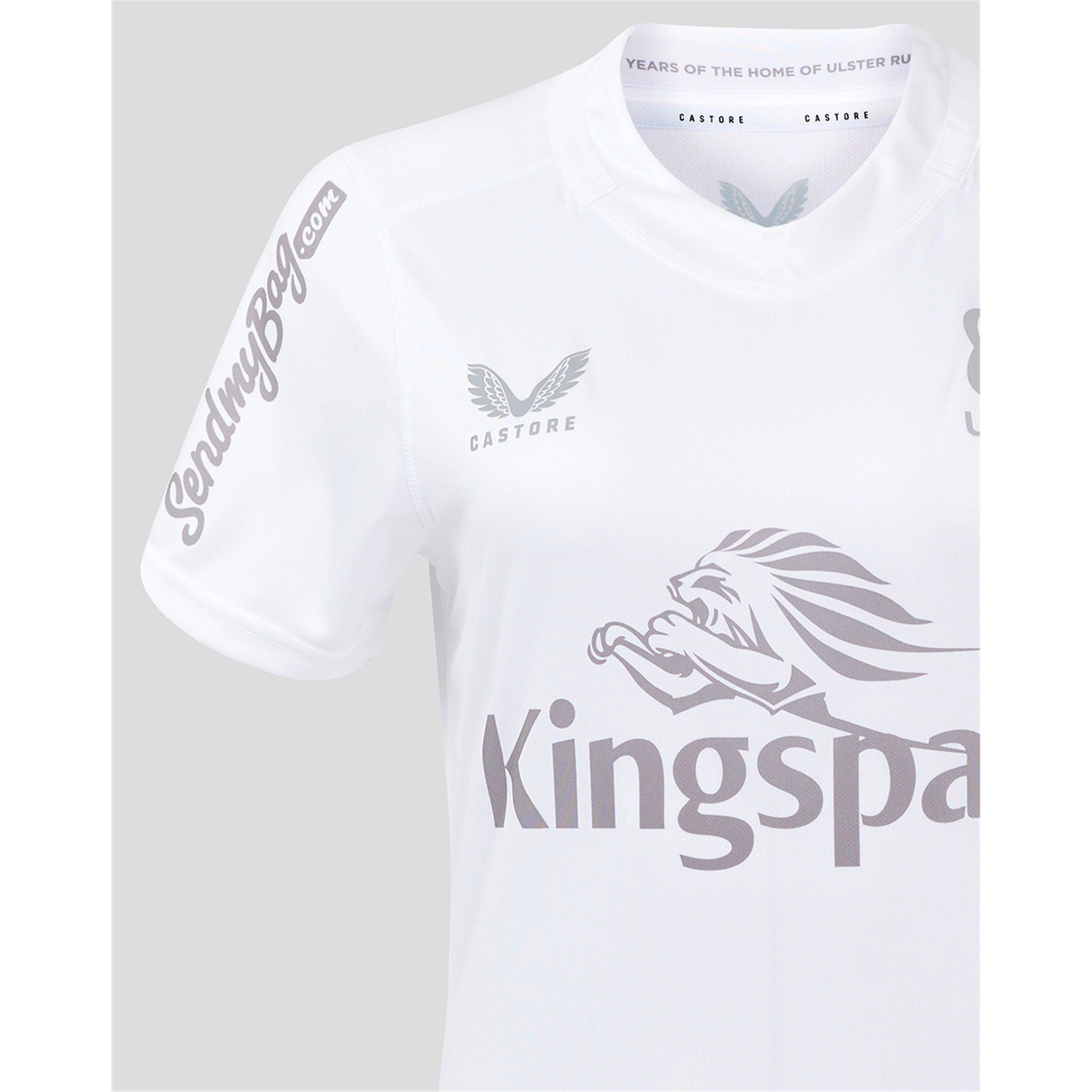 Blanco - Castore - Ulster Home Shirt 2024 2025 Womens - 4