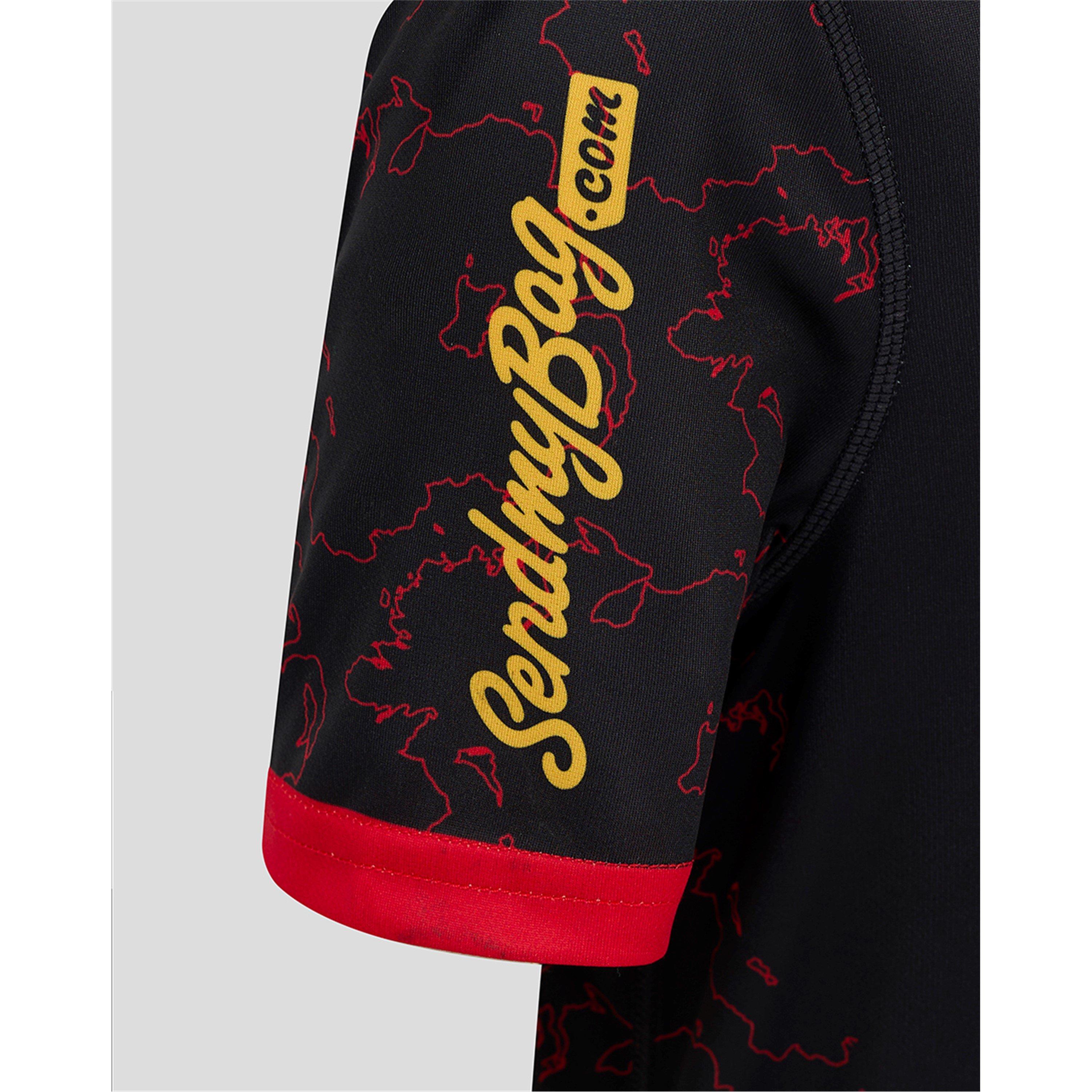 Preto/Vermelho - Castore - Ulster Provincial Shirt 2024 2025 Junior - 3