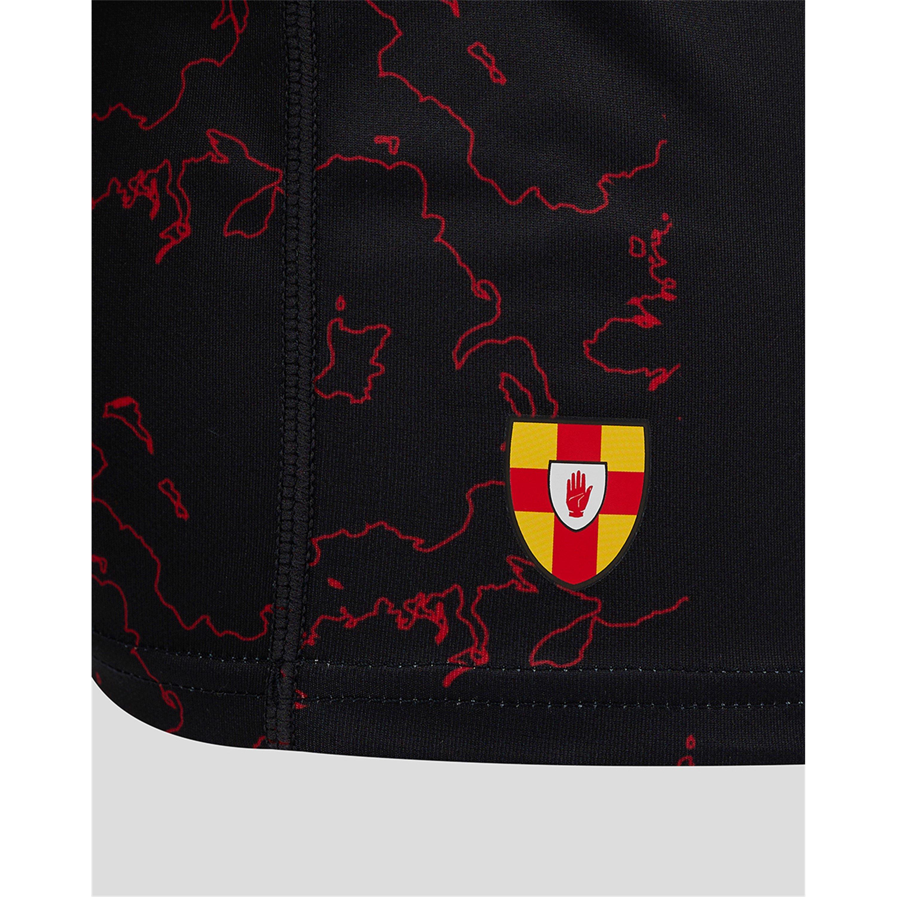 Preto/Vermelho - Castore - Ulster Provincial Shirt 2024 2025 Junior - 4