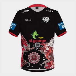 Classic Sportswear St. George Illawarra Dragons 2024 Indigenous Training T Shirt Mens