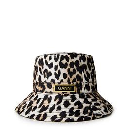 Ganni Leopard Bucket Hat