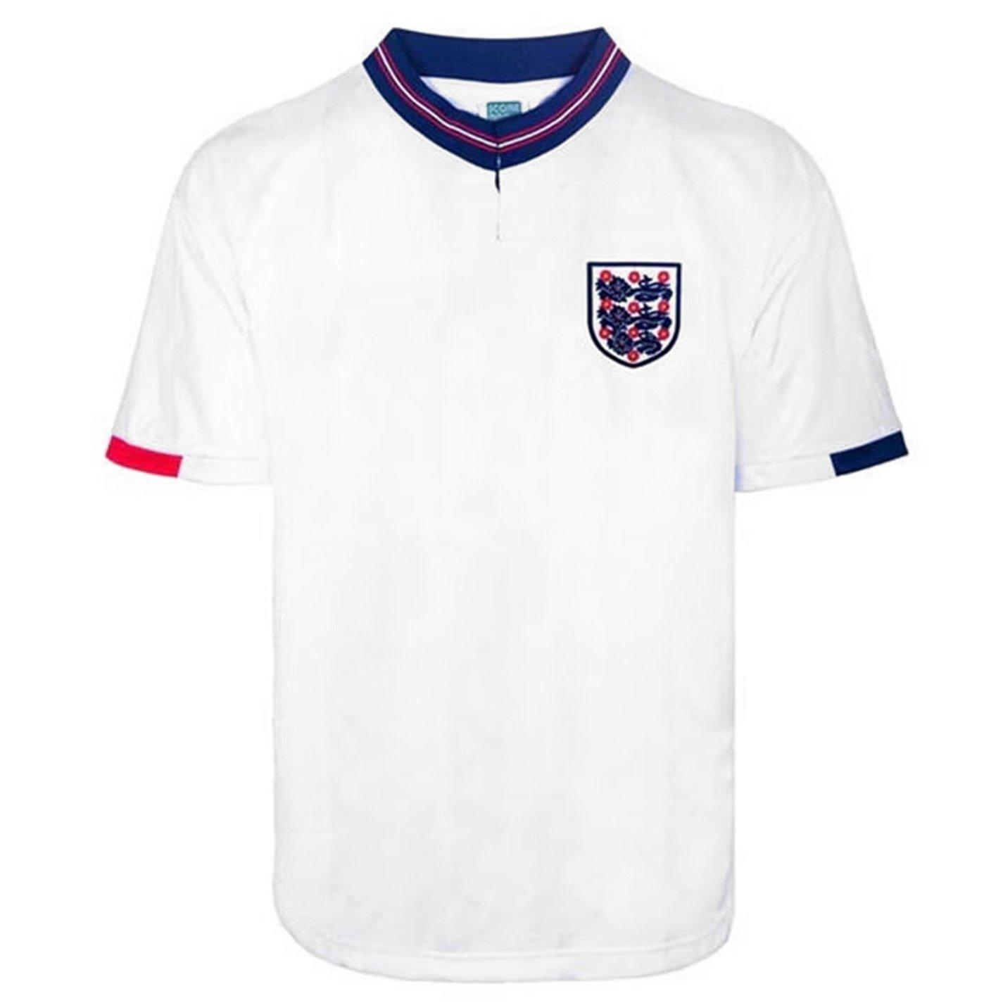 White - Score Draw - Score Draw England Home Shirt 1988/89 - 1