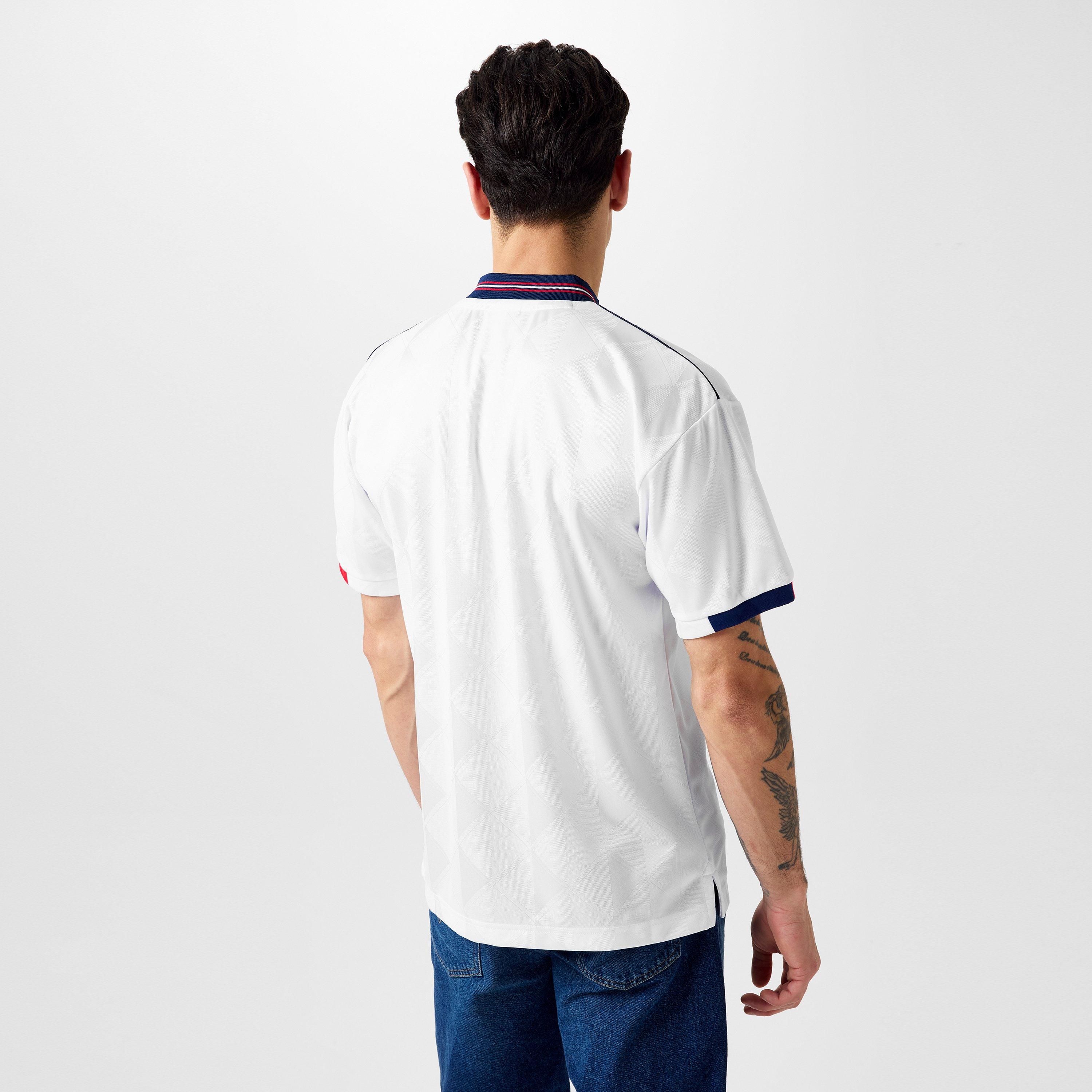 Wit - Score Draw - England Home Shirt 1989 Adults - 4