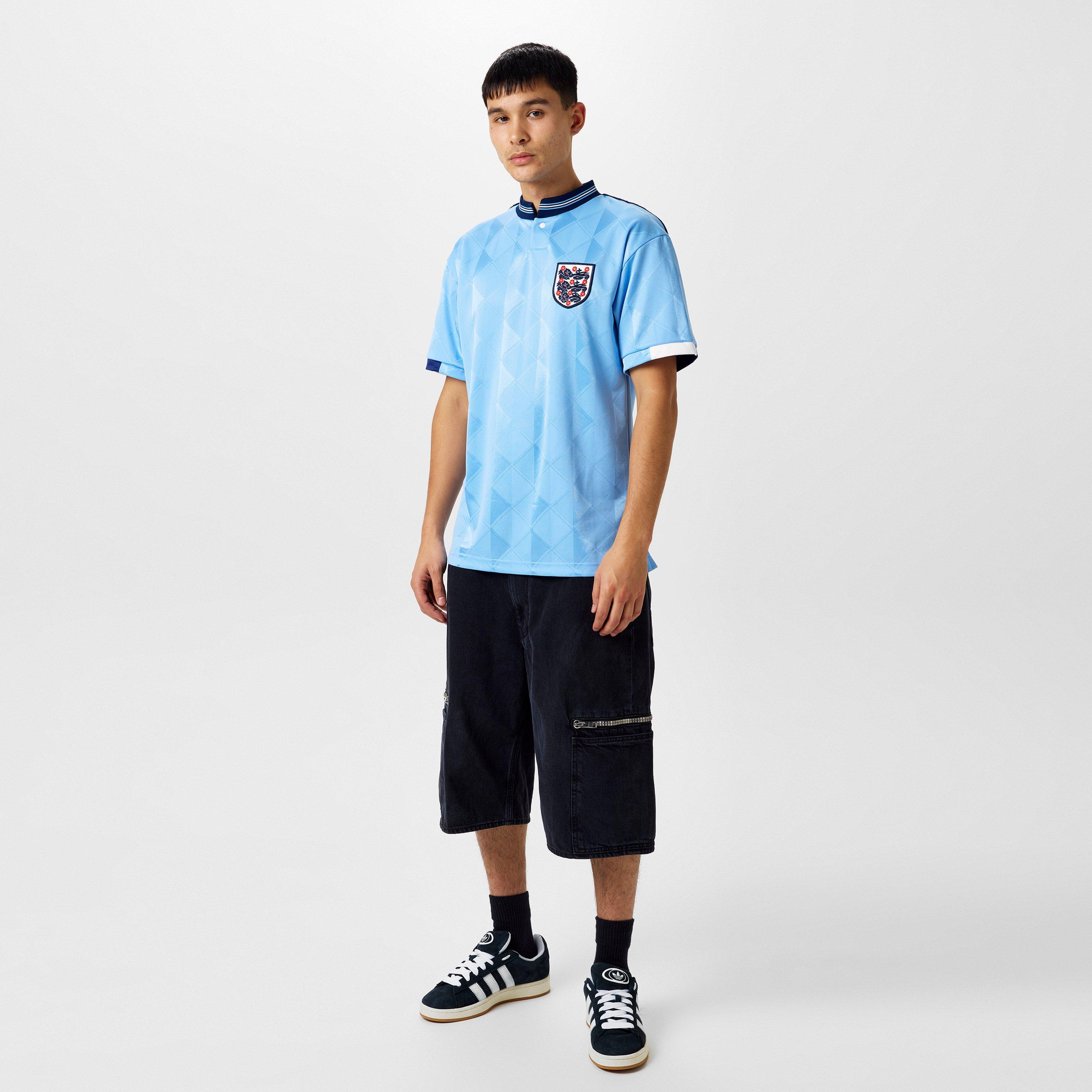 Blauw - Score Draw - Score England Third Shirt 1989 Adults - 6