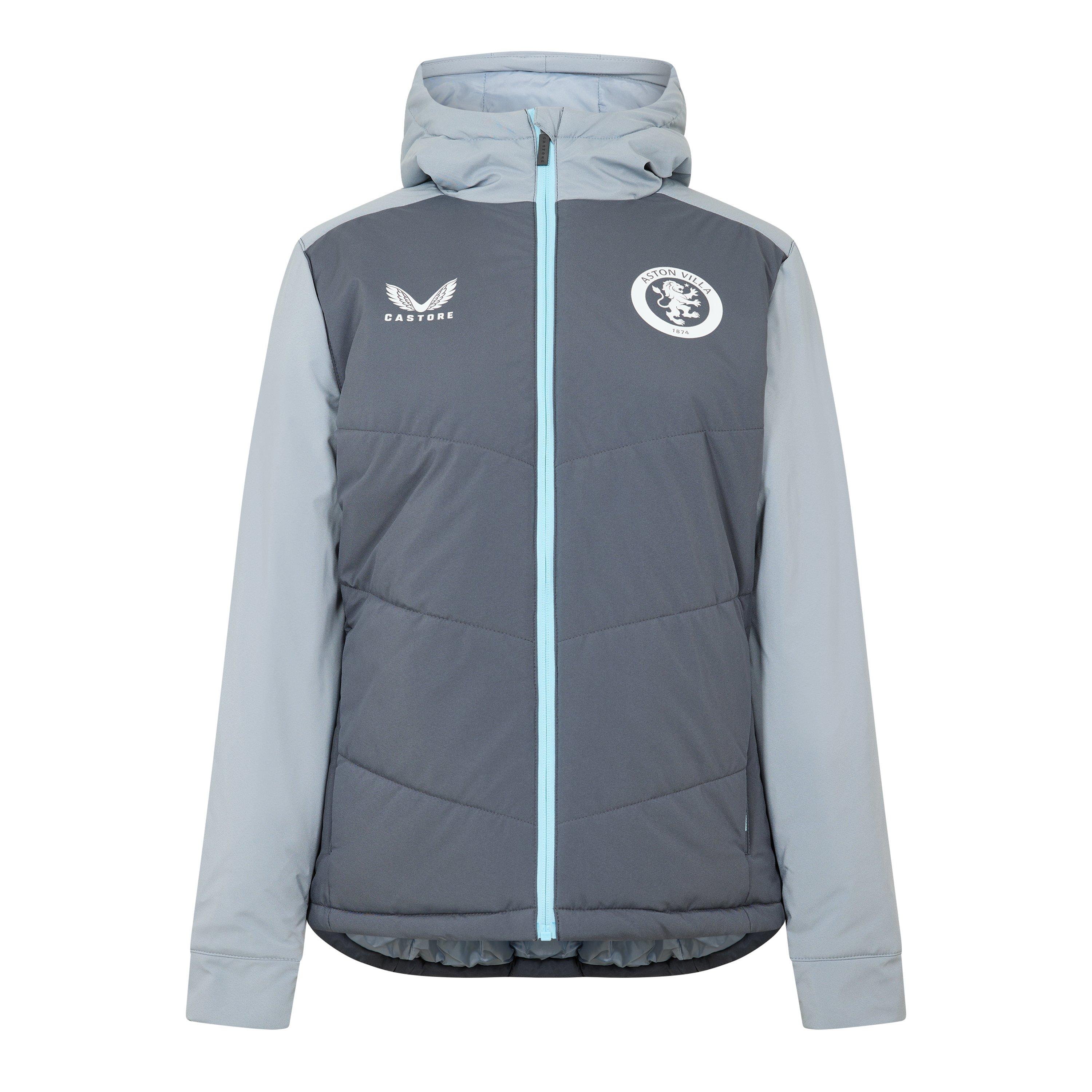 Castore Women's Aston Villa Licensed Rain Anorak Jacket - Ebony - 10 (S)
