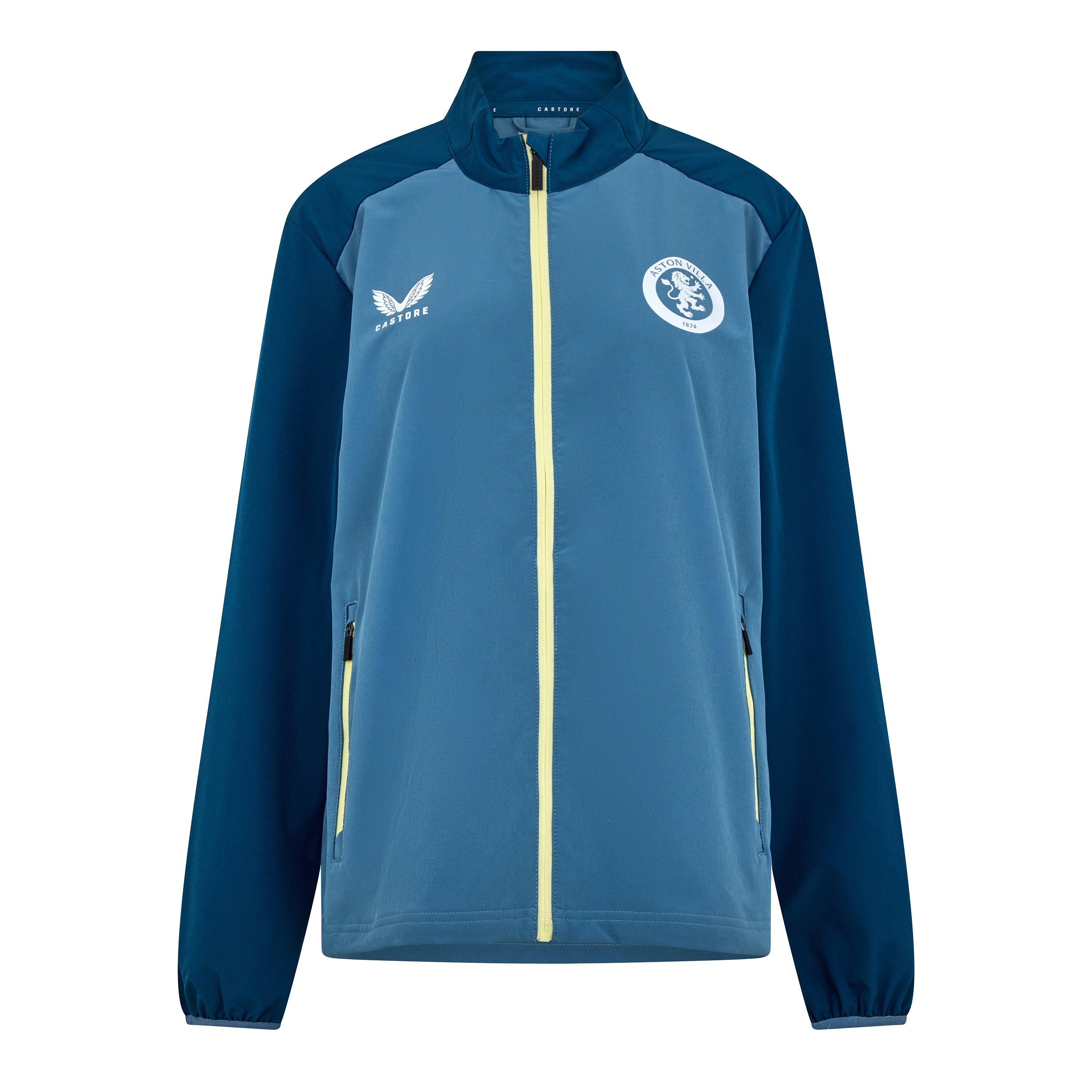 Castore Women's Aston Villa Licensed Rain Anorak Jacket - Bluestone - 18 (2XL)