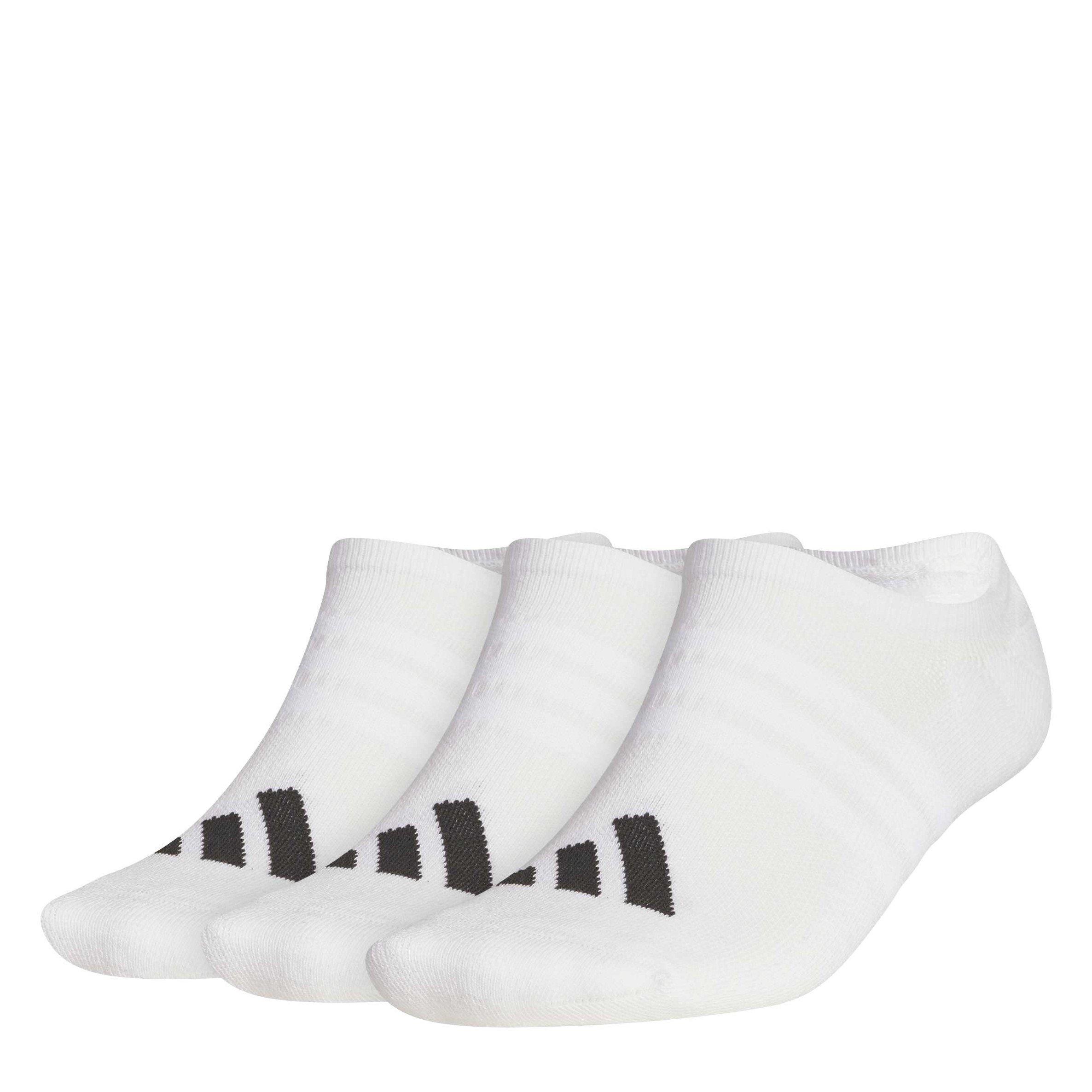 White - adidas - Mens Low Socks 3 Pack - 1