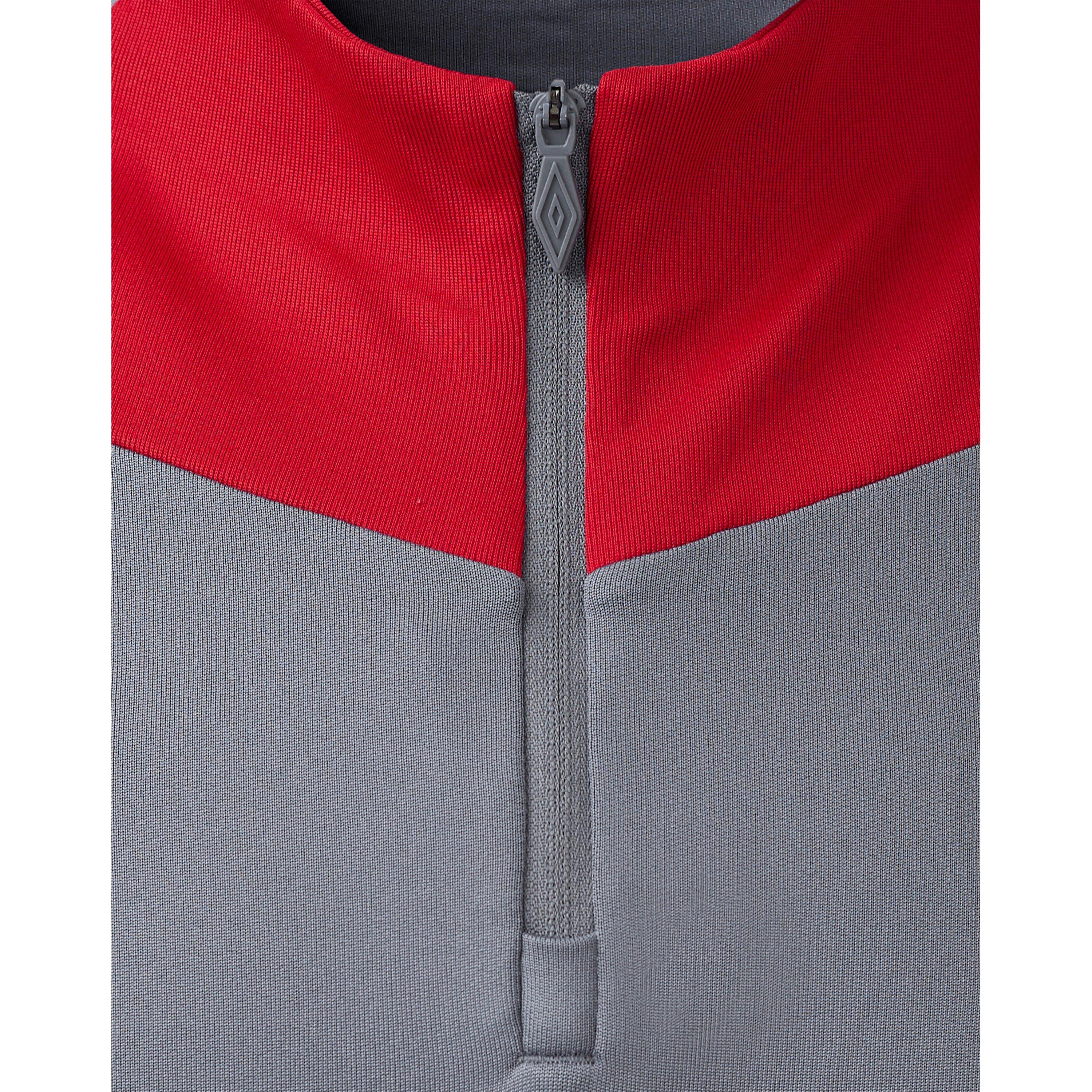 Siva/Crvena - Umbro - England Rugby Mid Layer Top 2024 Adults - 5