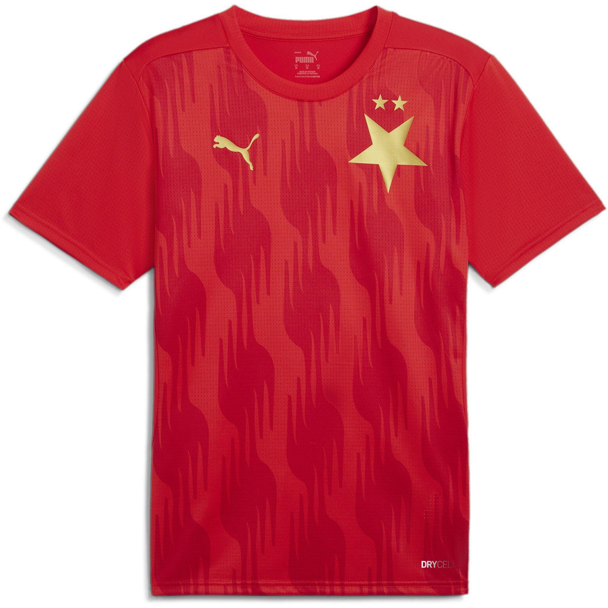 Rot - Puma - Slavia Prague Pre Match Shirt 2024 2025 Adults - 1