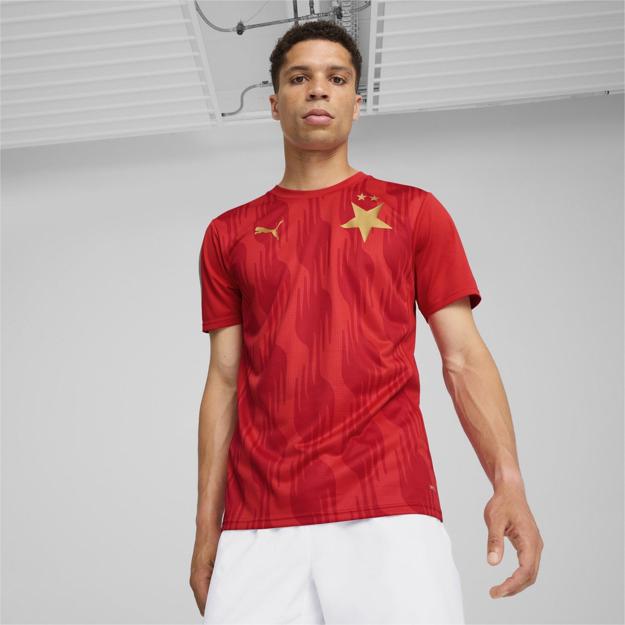 Rød - Puma - Slavia Prague Pre Match Shirt 2024 2025 Adults - 2