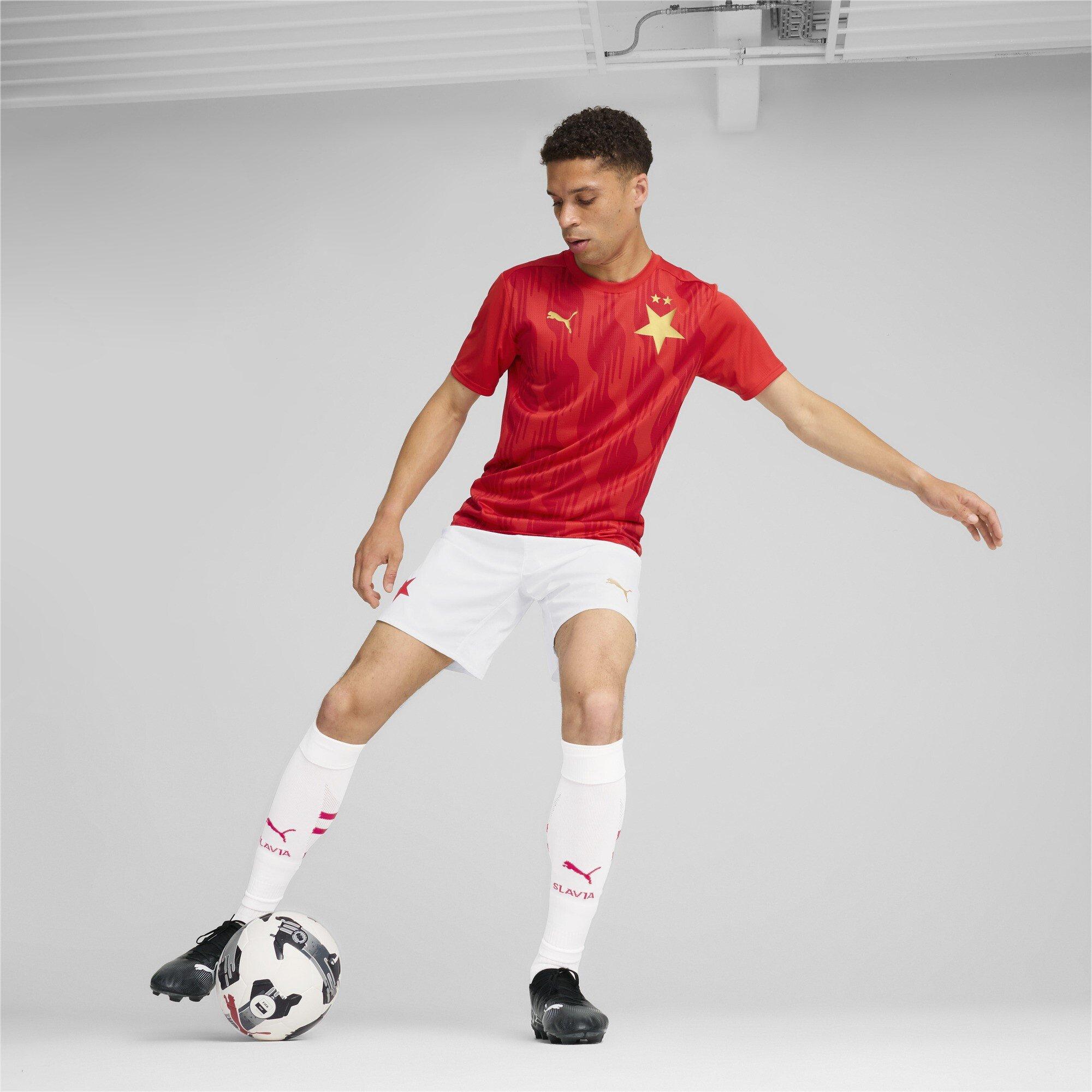 Rød - Puma - Slavia Prague Pre Match Shirt 2024 2025 Adults - 4