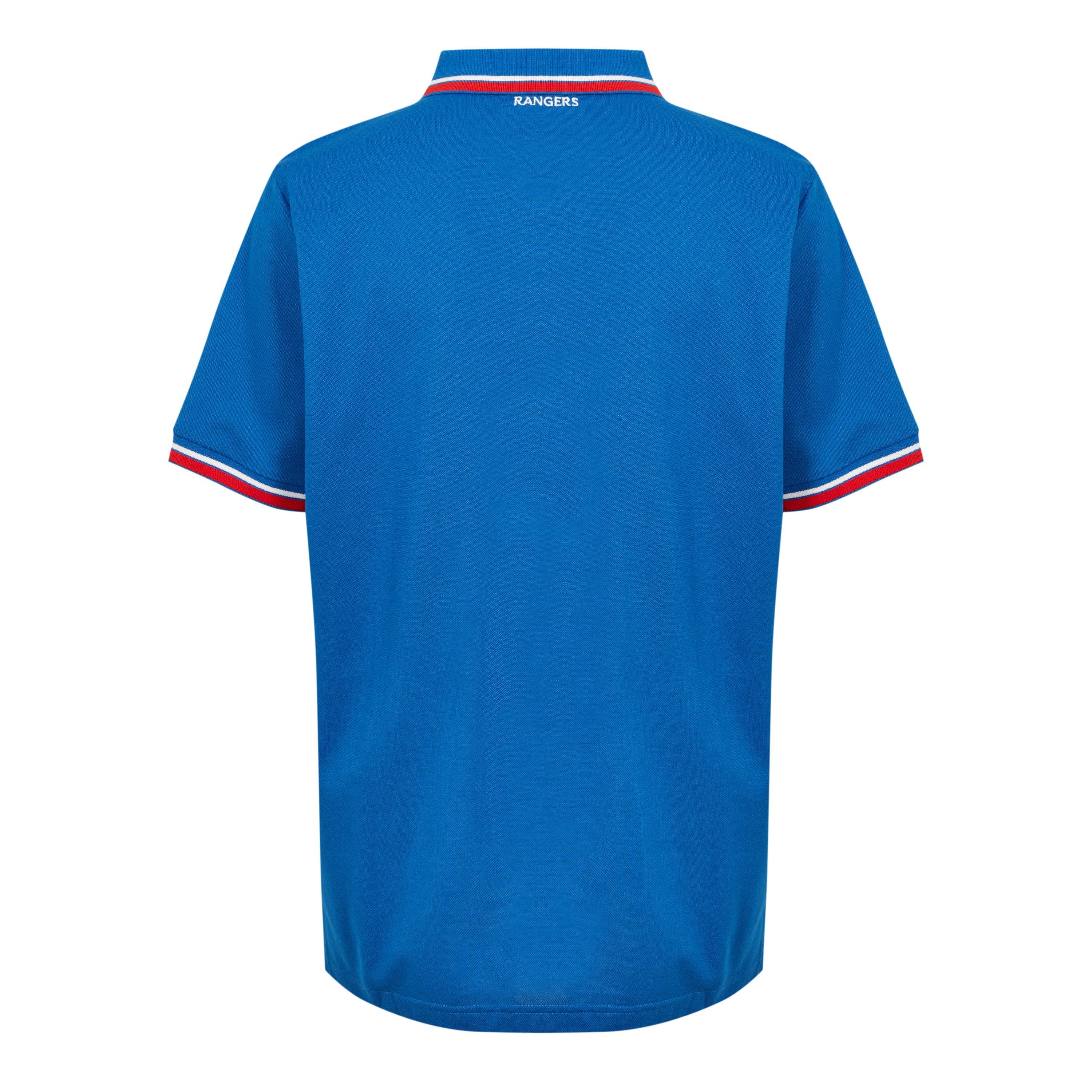 Blauw - Castore - Rangers Pique Polo Shirt - 2
