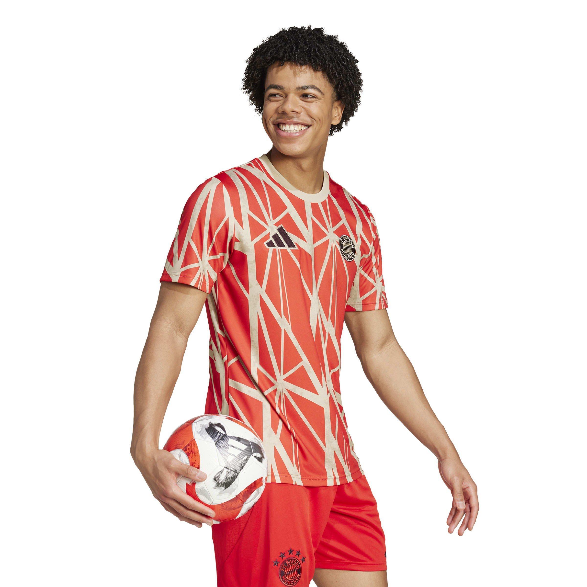 Red - adidas - FC Bayern Munich Pre-Match Shirt 2024 2025 Adults - 7