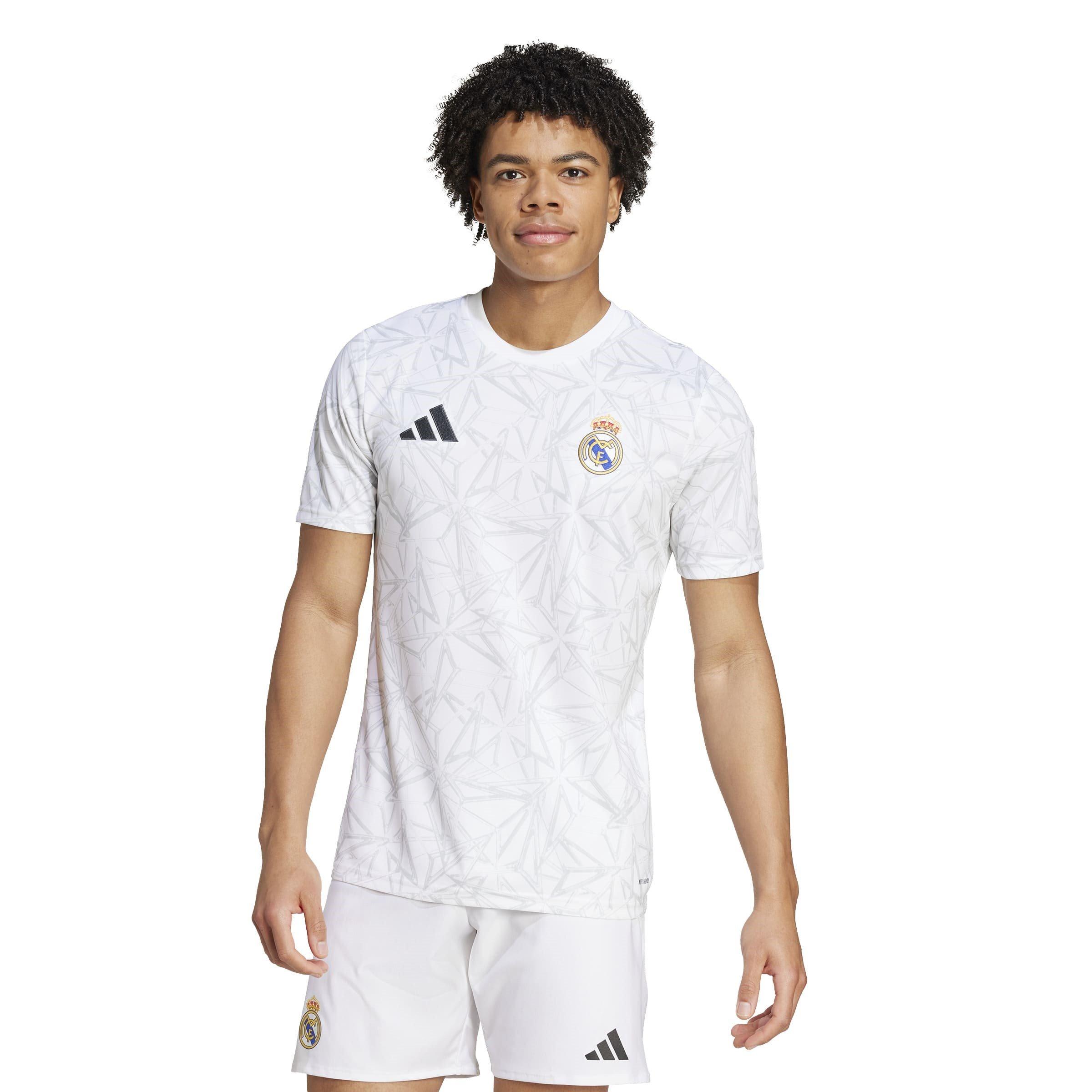 White - adidas - Real Madrid Pre Match Shirt 2024 2025 Adults - 3