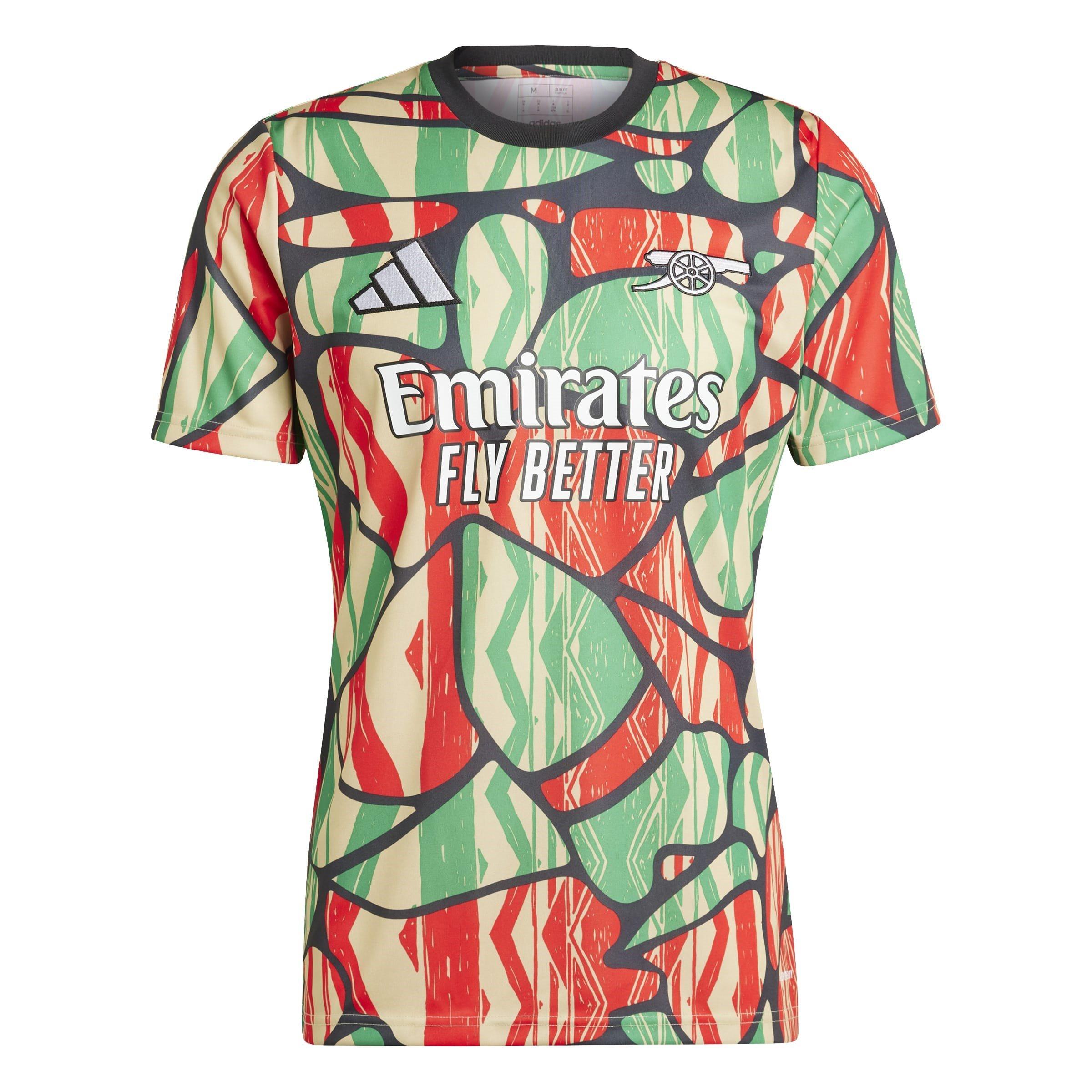 Adidas Men's Arsenal Pre Match Shirt 2024 2025 Adults - Red - XS