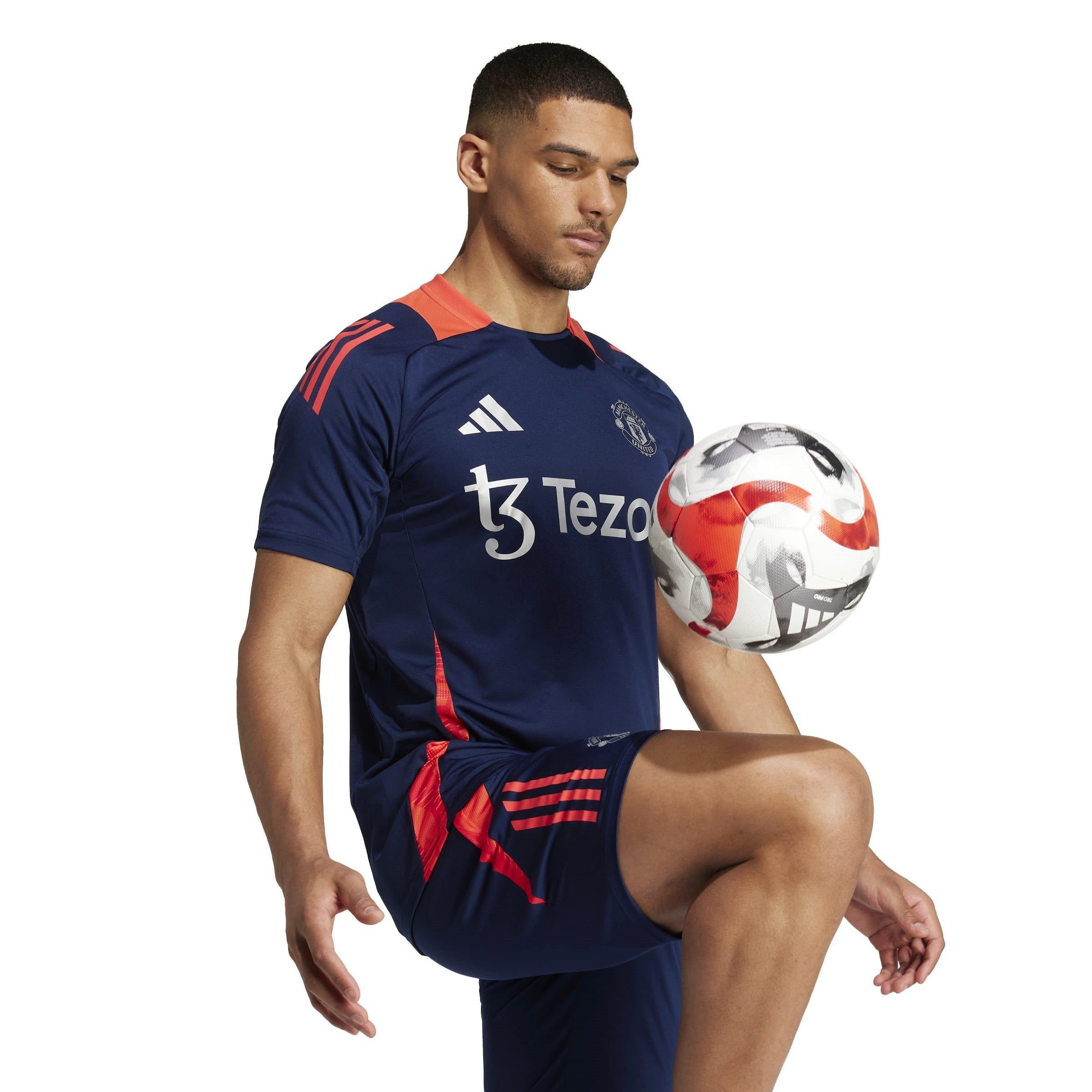 Blå - adidas - Manchester United Training Shirt 2024 2025 Adults - 7