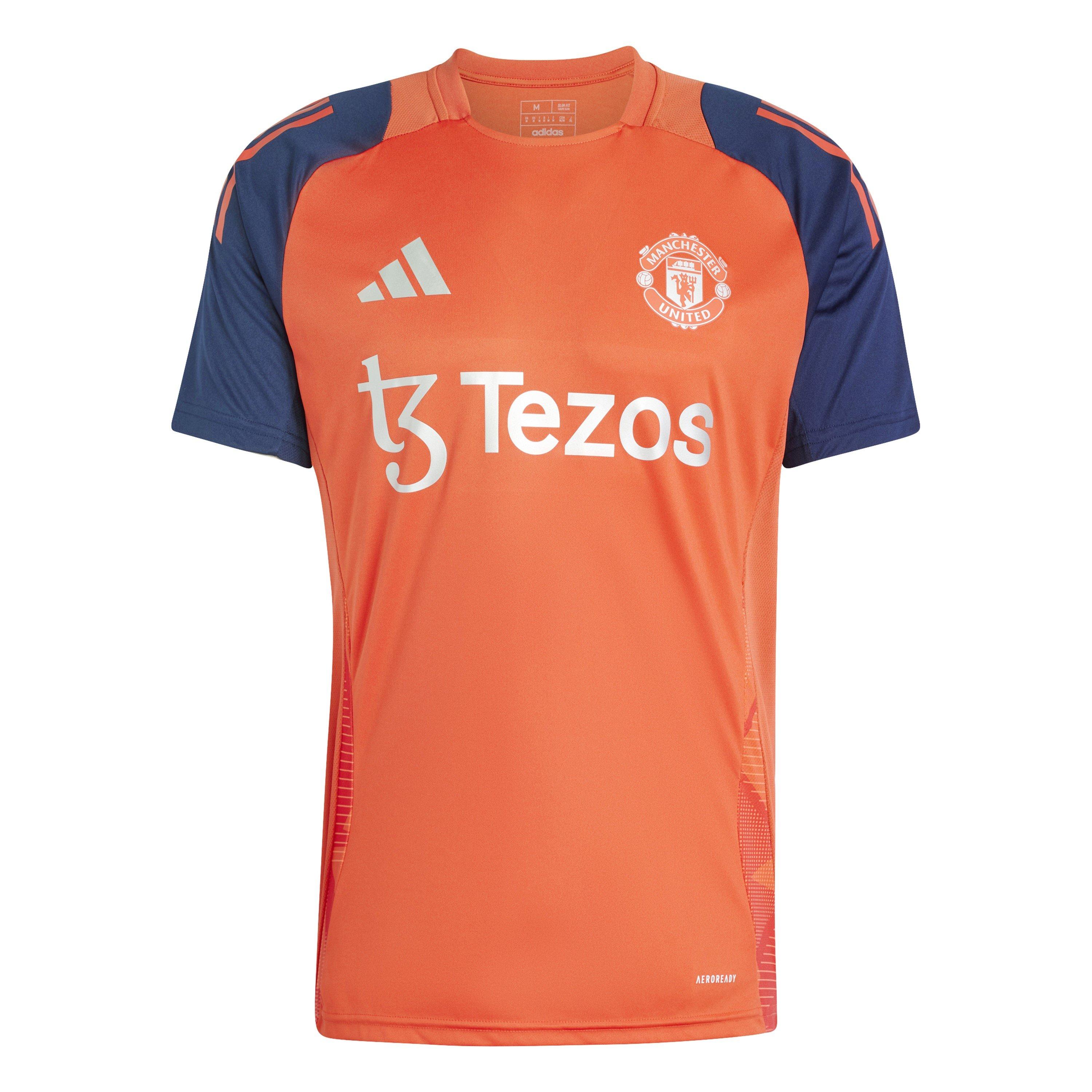 Adidas Men's Manchester United Training Shirt 2024 2025 Adults - Red - M