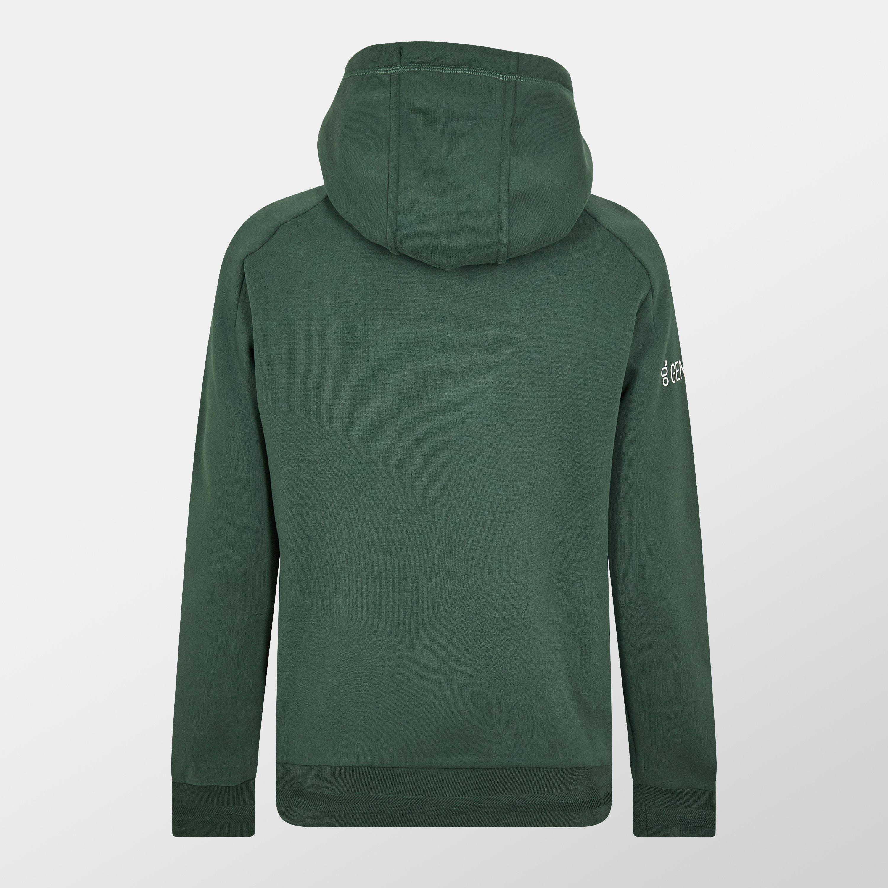 Dark Green - Macron - Connacht Rugby Travel Hoodie Adults - 2