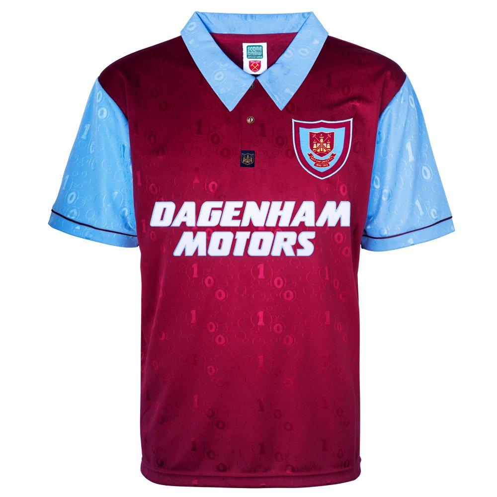 Claret - Dunkelrot - Score Draw - West Ham United Home Centenary Shirt 1995 Adults - 7