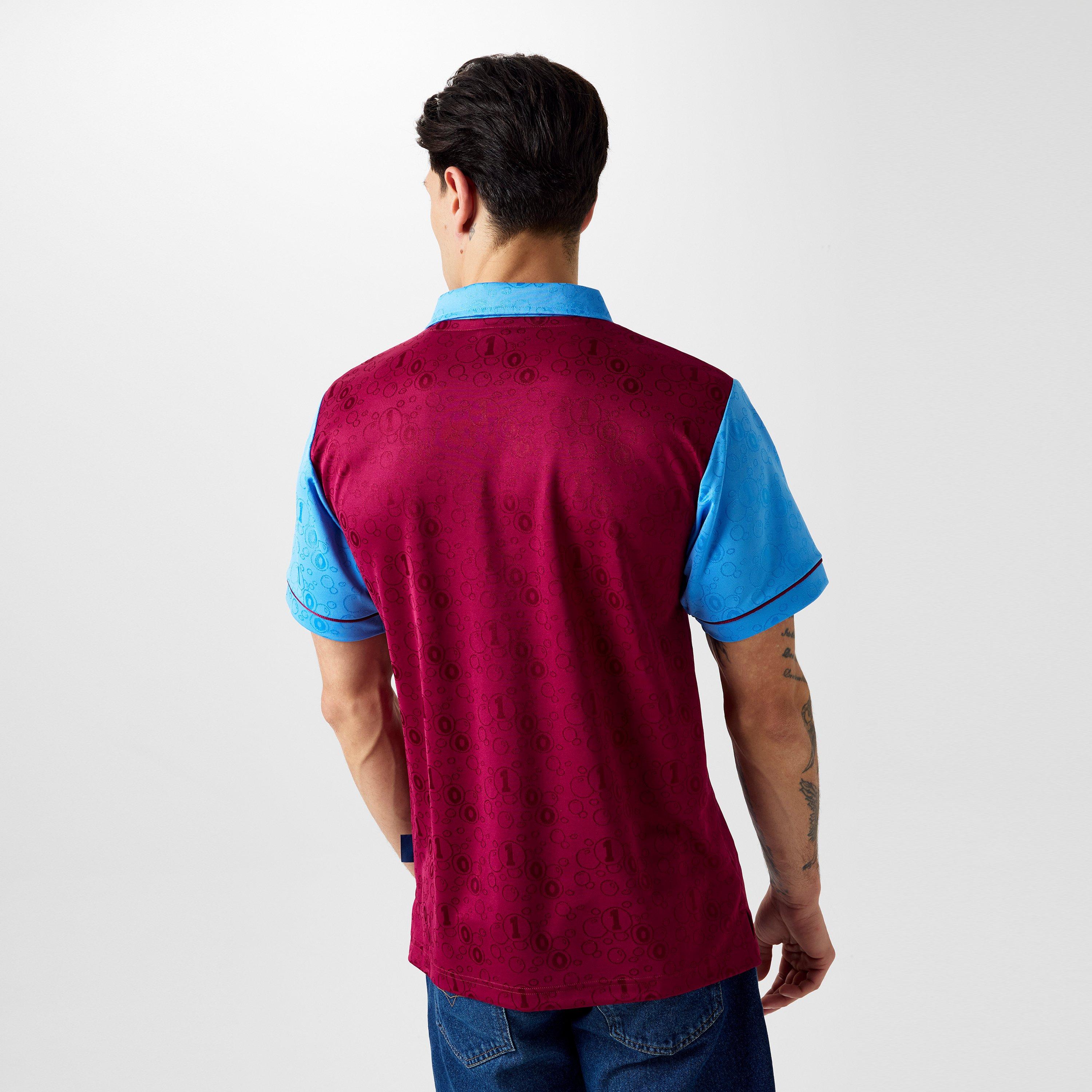 Claret - Dunkelrot - Score Draw - West Ham United Home Centenary Shirt 1995 Adults - 4