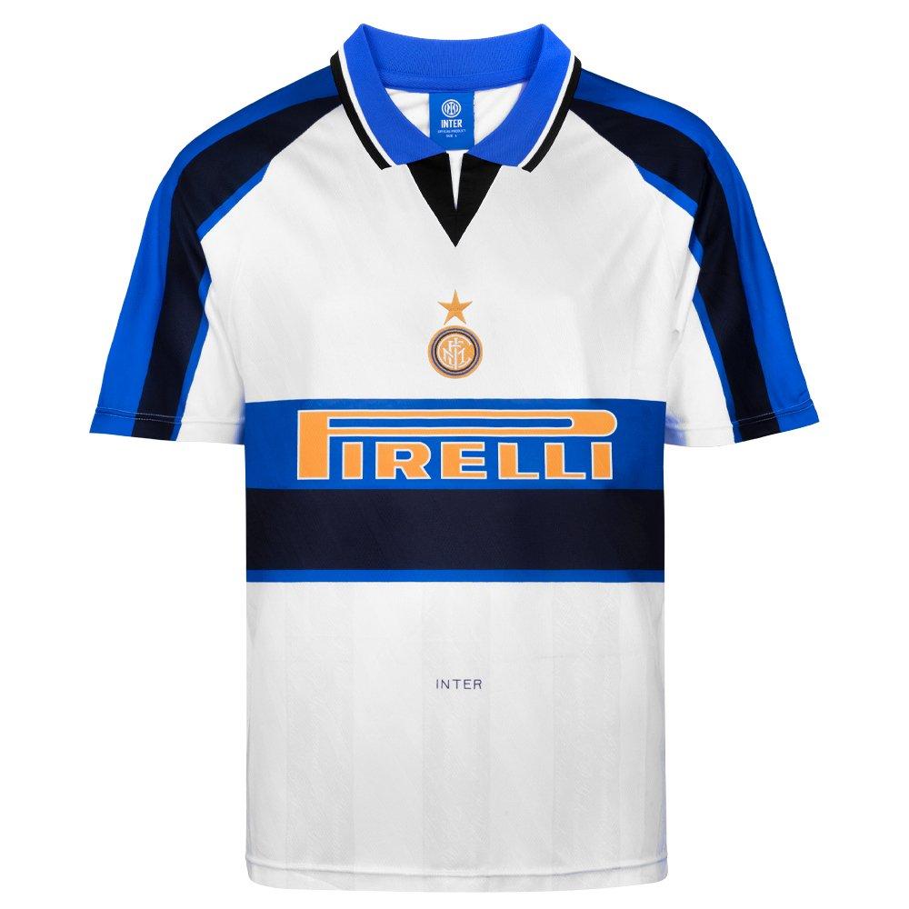 Wit - Score Draw - Internazionale Retro Away Shirt 1996 1997 Adults - 7