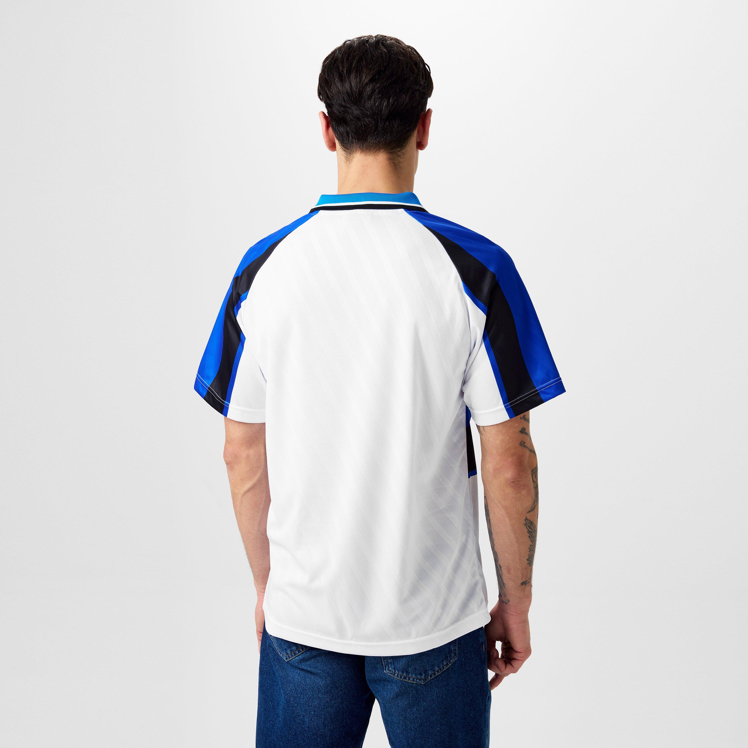 Wit - Score Draw - Internazionale Retro Away Shirt 1996 1997 Adults - 4