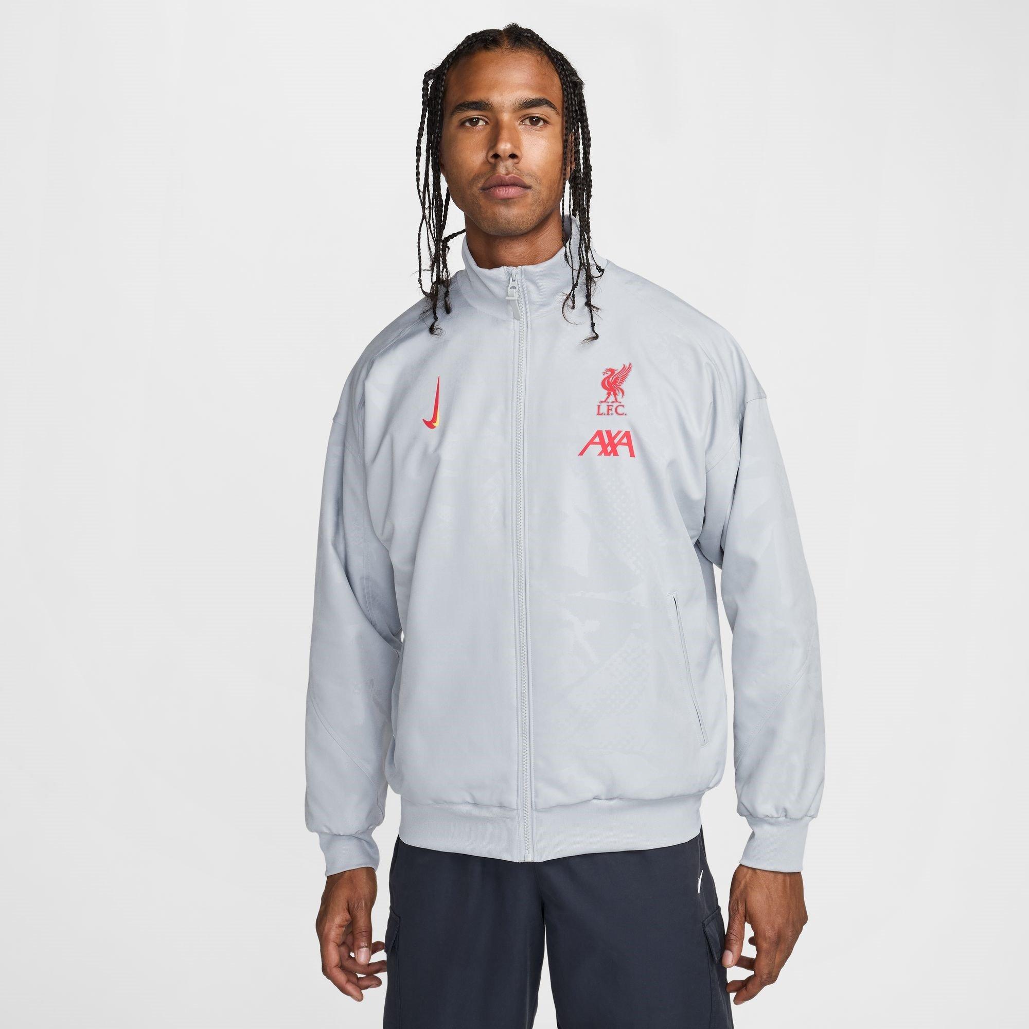 Grey - Nike - Liverpool Strike Third Anthem Jacket 2024 2025 Adults - 1
