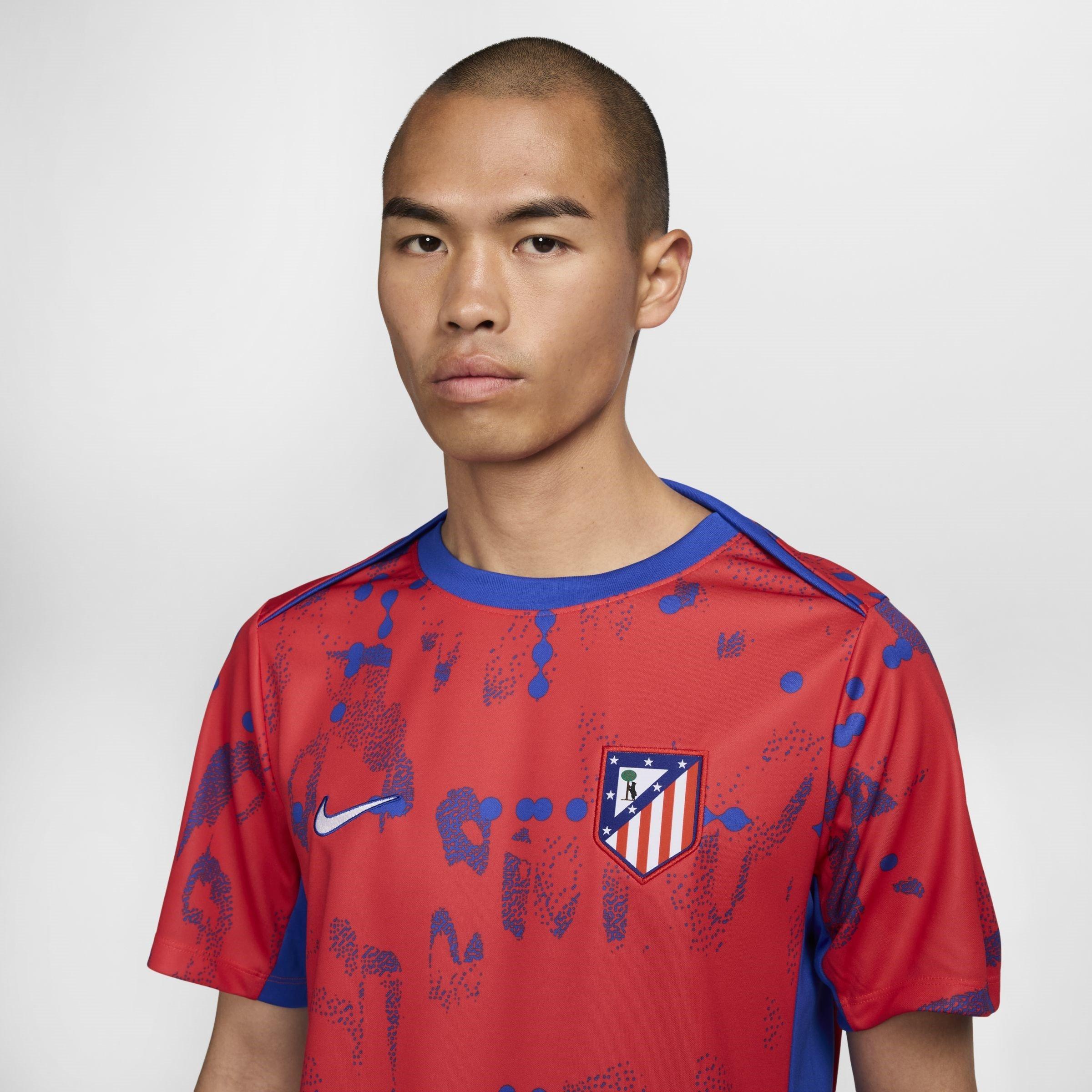 Rot - Nike - Atletico Madrid Home Pre Match Shirt 2024 2025 Adults - 3